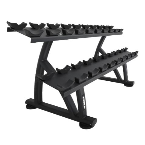 TKO 10 Pair Signature Dumbbell Saddle Rack - Superior Health & Fitness Solutions
