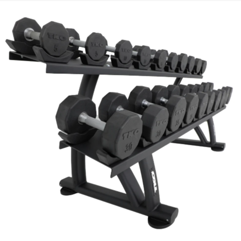 TKO 10 Pair Signature Dumbbell Saddle Rack - Superior Health & Fitness Solutions