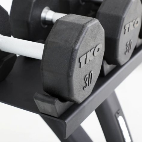 TKO 10 Pair Signature Dumbbell Saddle Rack - Superior Health & Fitness Solutions