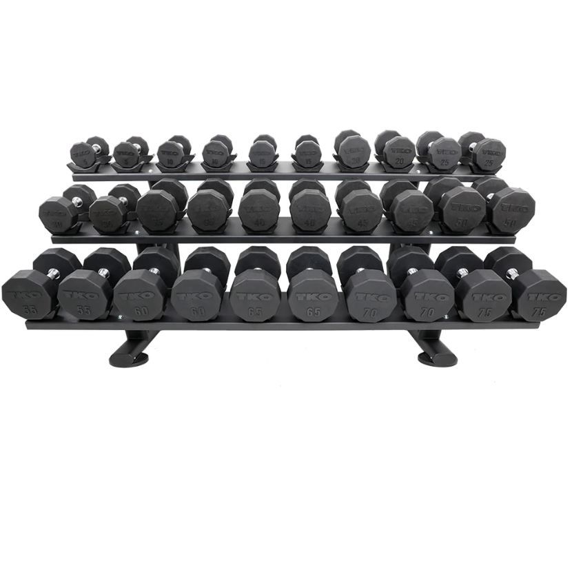 TKO 15 Pair Signature Dumbbell Saddle Rack - Superior Health & Fitness Solutions
