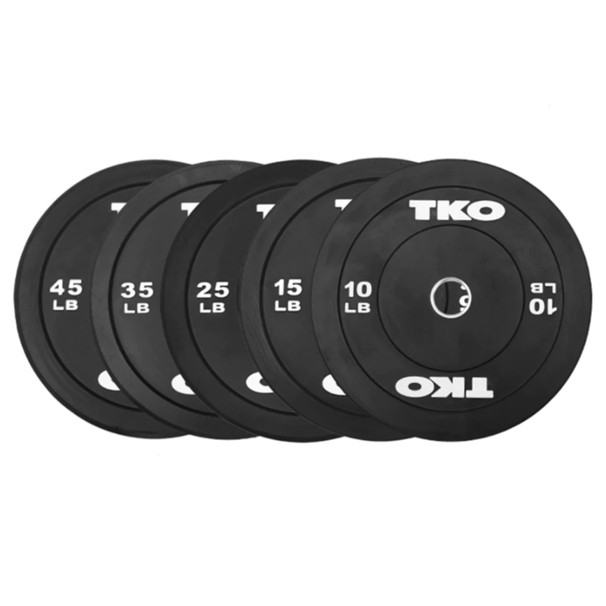 TKO Rubber Bumper Plates - Superior Health & Fitness Solutions