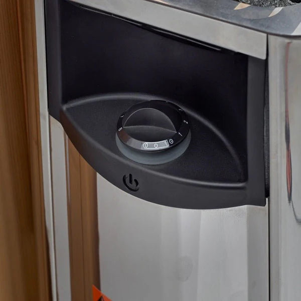 GDI-7030-01 Golden Designs 2025 "Andermatt Edition" 2 - 3 Person Traditional Steam Sauna - Pacific Premium Clear Cedar