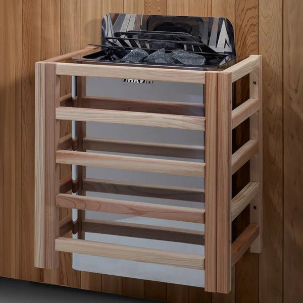 GDI-7060-01 Golden Designs 2025 "Engelberg Edition" 4 - 6 Person Traditional Steam Sauna - Pacific Premium Clear Cedar