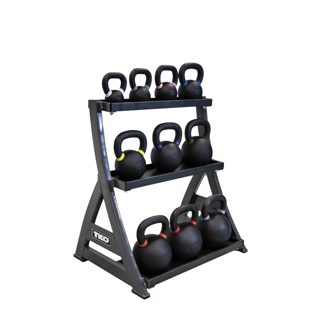 TKO Compact Kettlebell Rack - Superior Health & Fitness Solutions