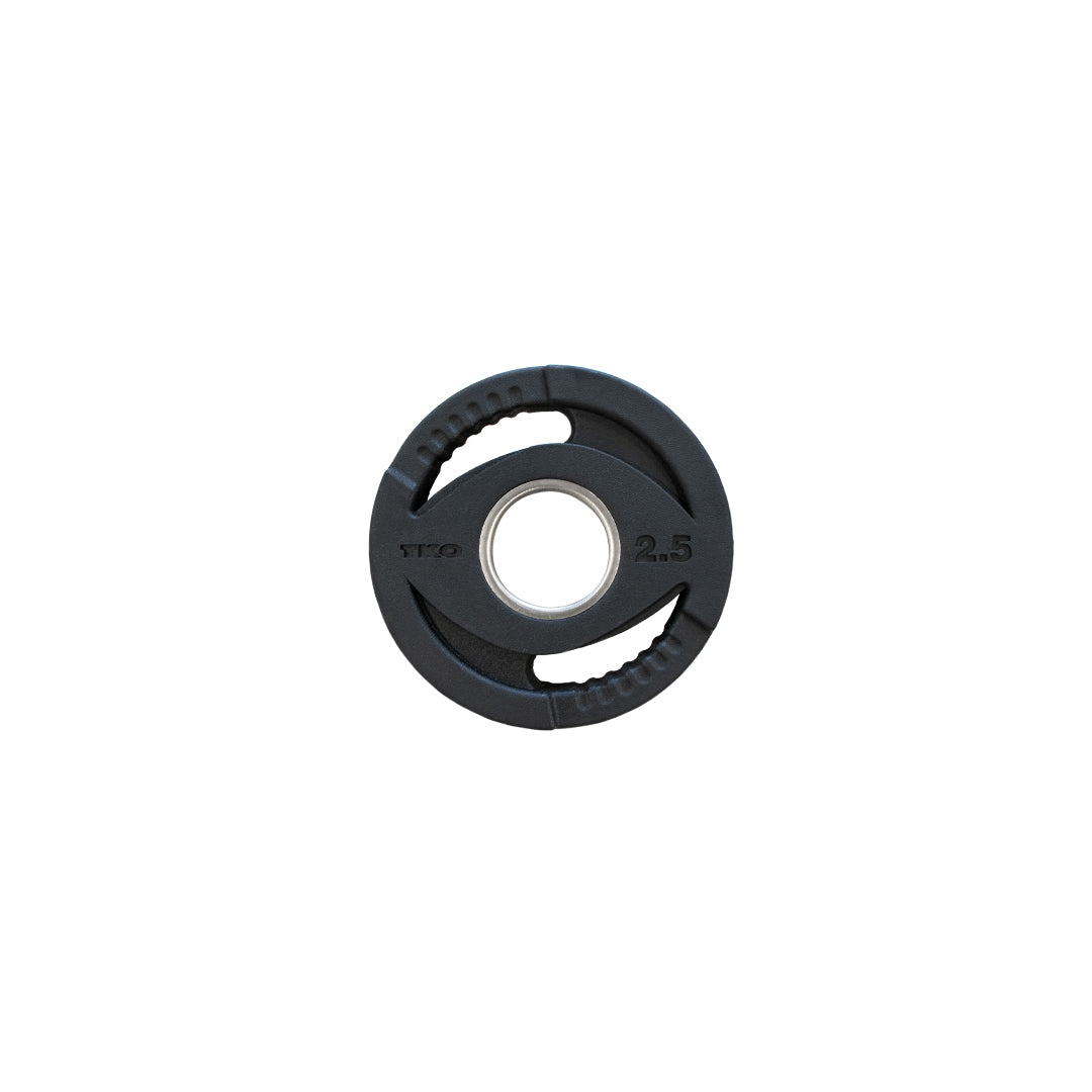 TKO 300lb Olympic Rubber Plate Set w/ 1,500lb Bar & Collars