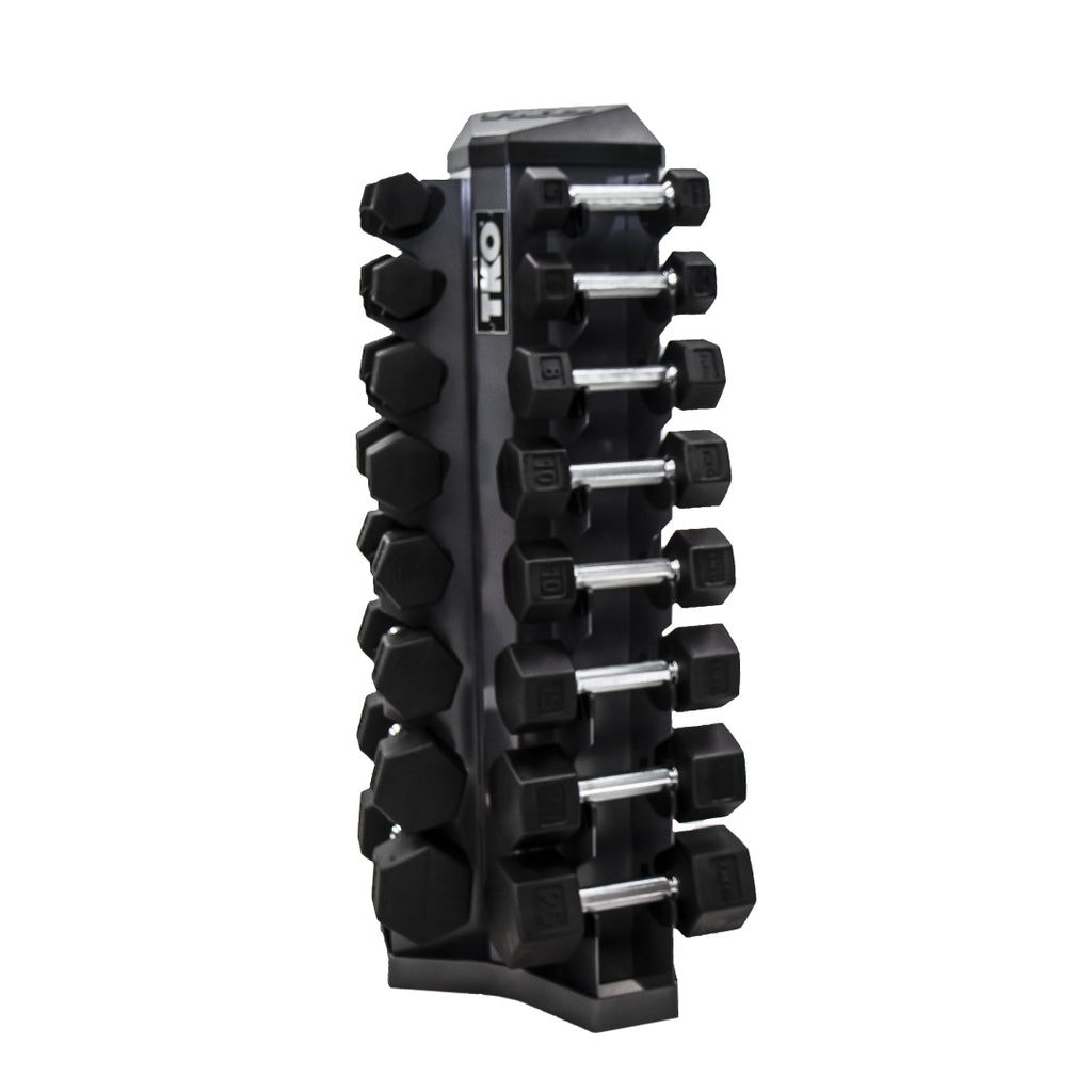 TKO 8 Pair Vertical Dumbbell Rack - Superior Health & Fitness Solutions