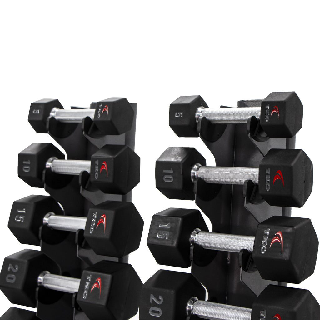TKO 10 Pair Vertical Dumbbell Rack - Superior Health & Fitness Solutions