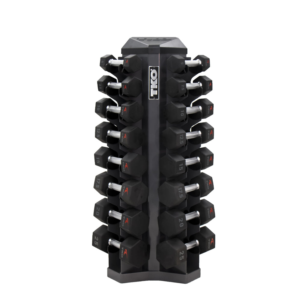 TKO 8 Pair Vertical Dumbbell Rack - Superior Health & Fitness Solutions