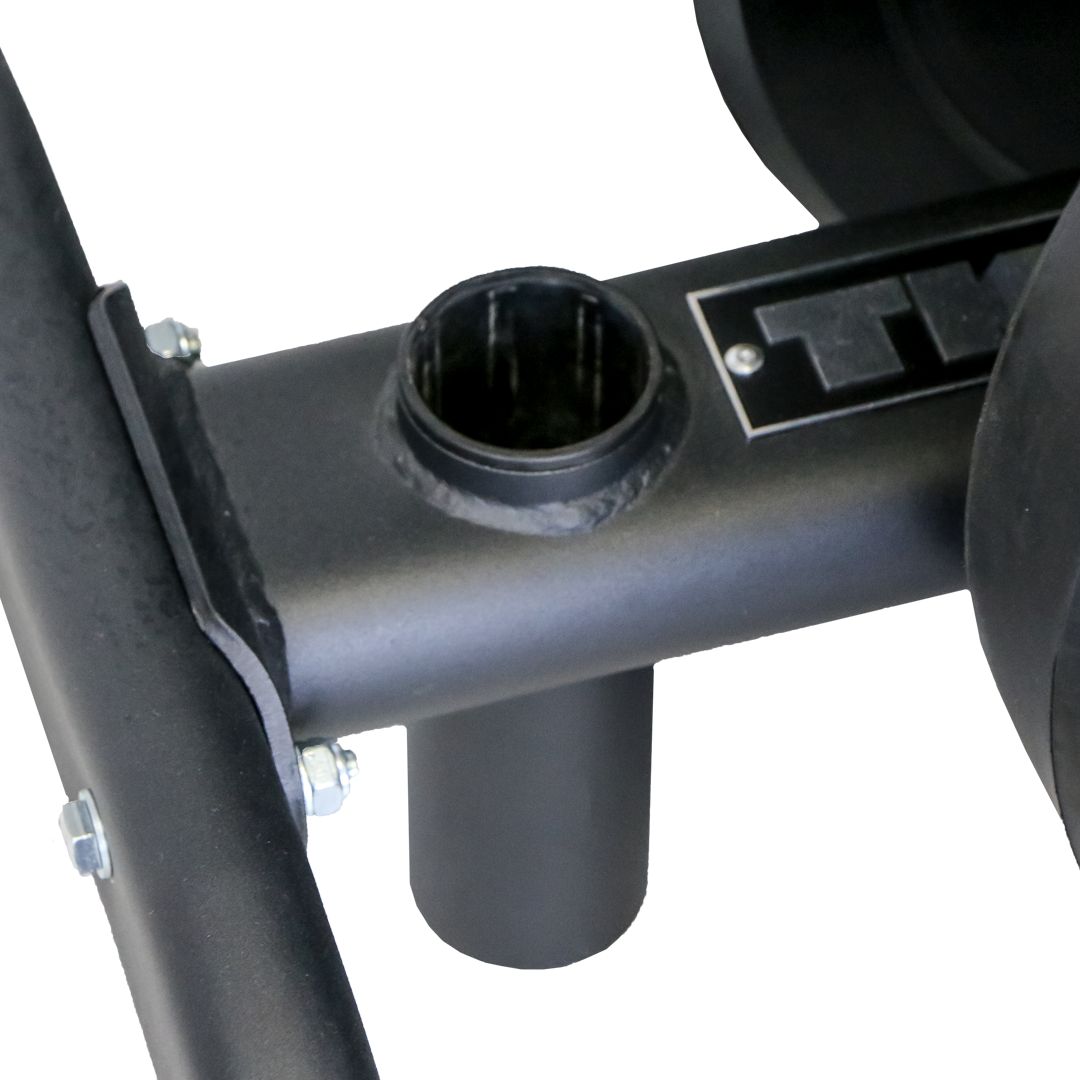 TKO 255lb Rubber Oly Plate Set w/ 6210 Plate Tree