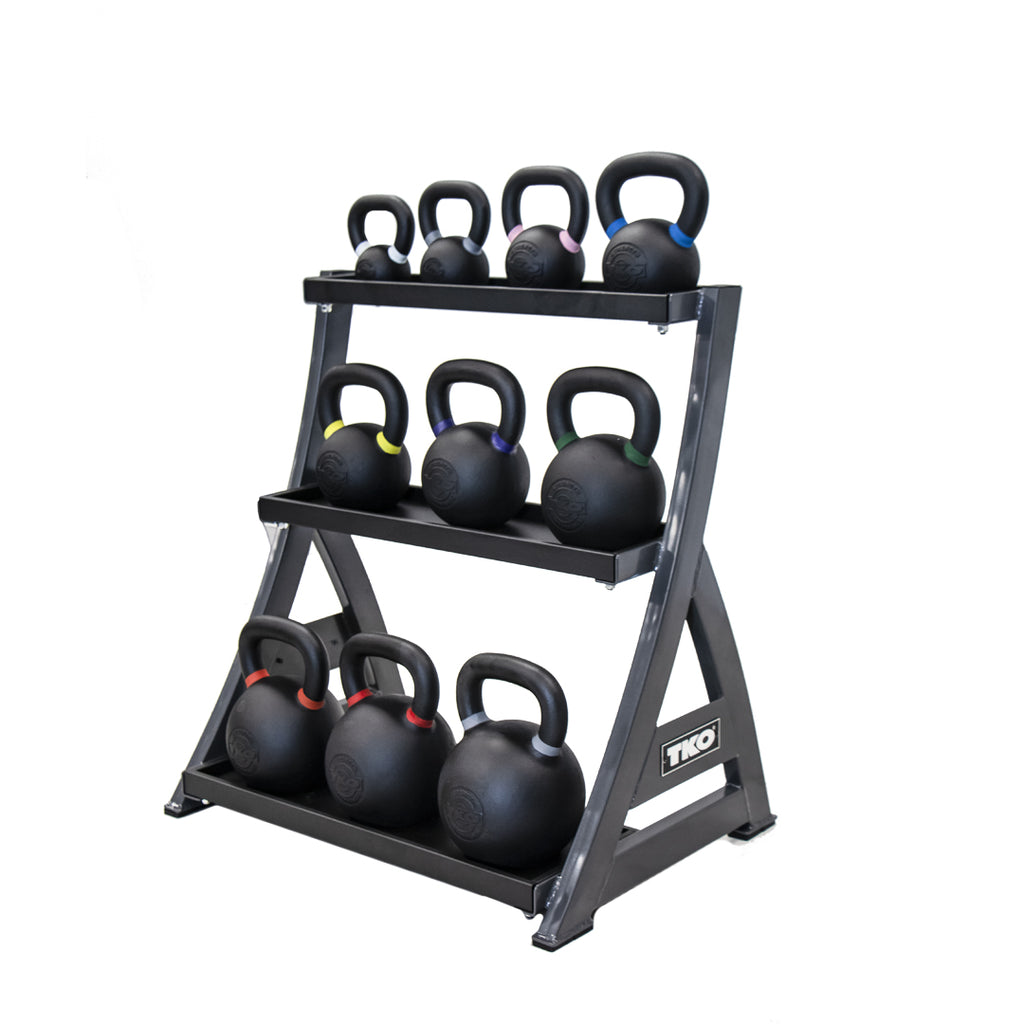 TKO Compact Kettlebell Rack - Superior Health & Fitness Solutions