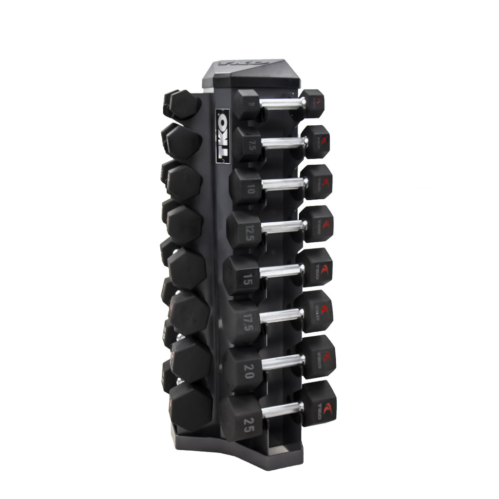 TKO 8 Pair Vertical Dumbbell Rack - Superior Health & Fitness Solutions