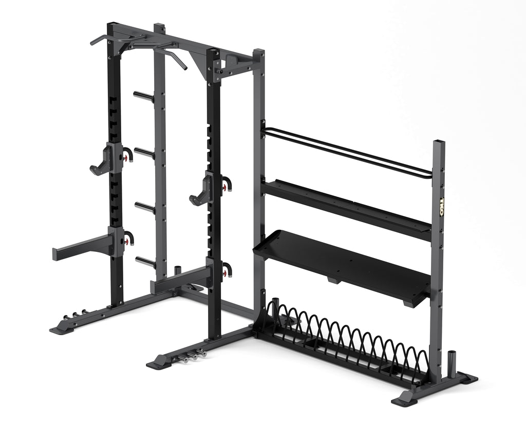 TKO Half Rack W/storage - Superior Health & Fitness Solutions
