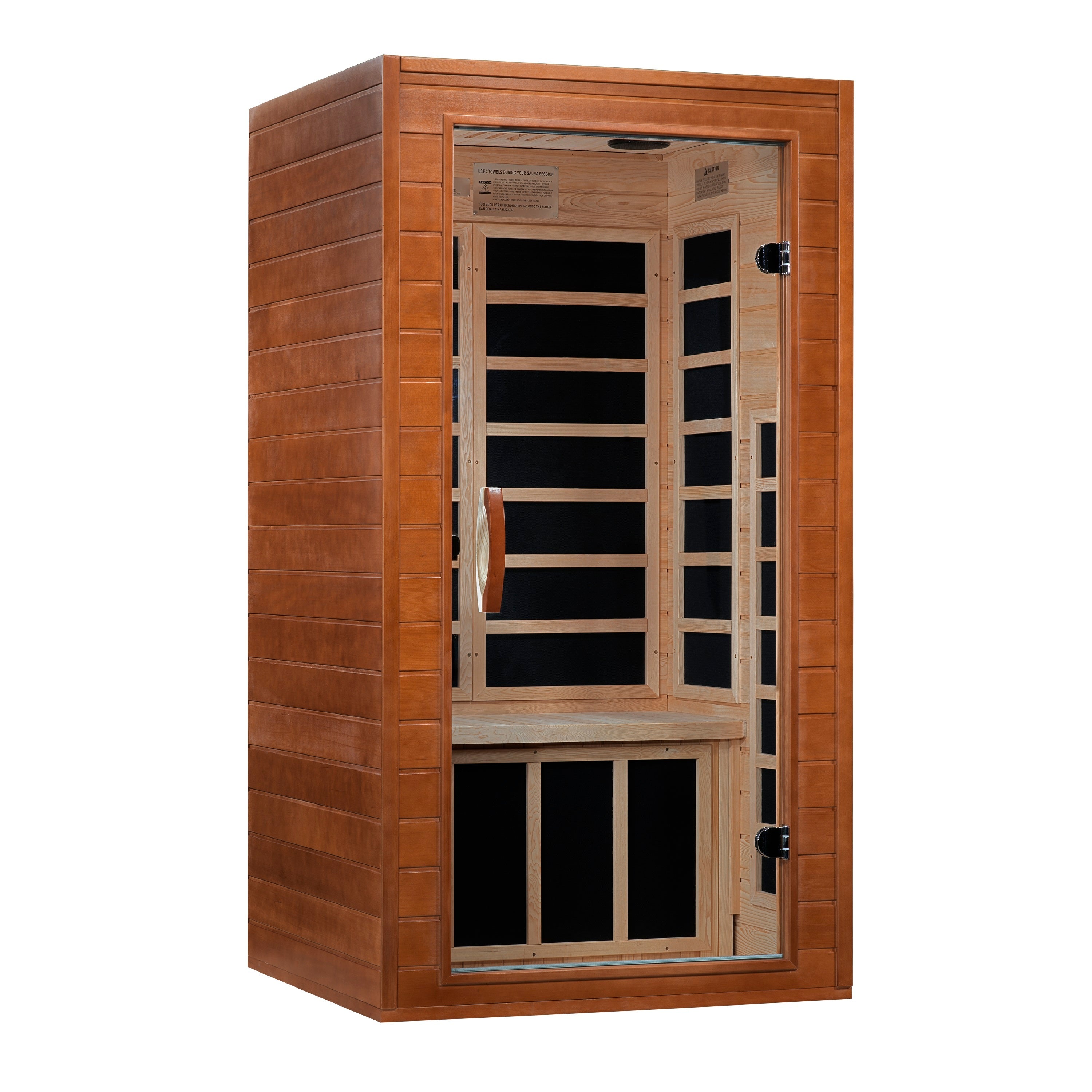 DYN-6103-01 Avila 1-2 Person Ultra Low EMF FAR Infrared Sauna - Superior Health & Fitness Solutions