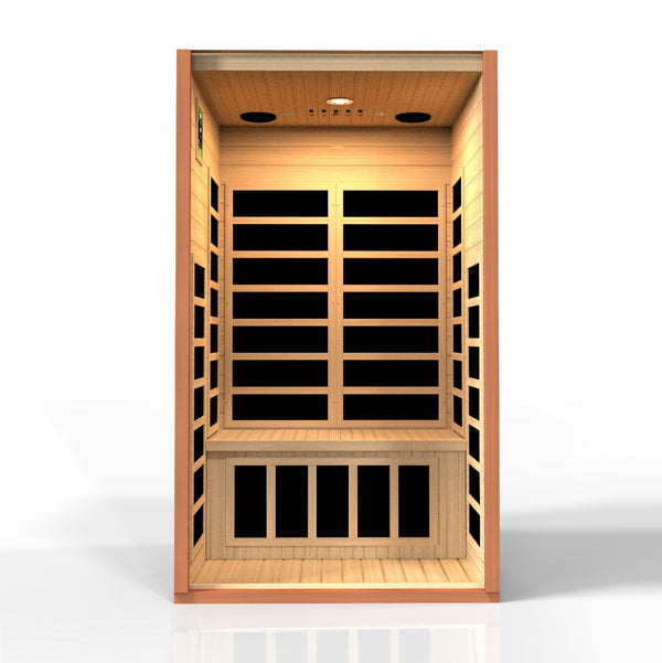 DYN-6103-01 Avila 1-2 Person Low EMF FAR Infrared Sauna - Superior Health & Fitness Solutions