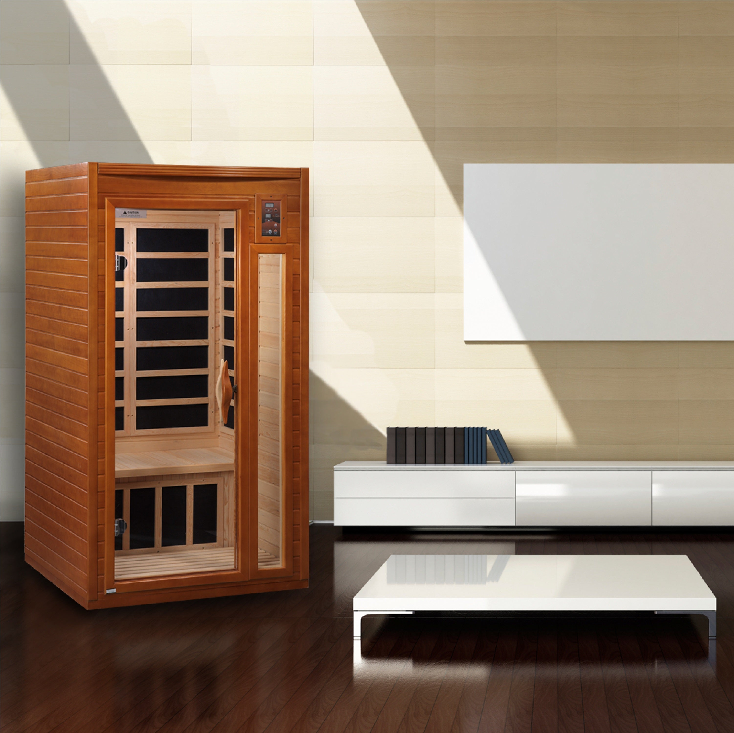 DYN-6106-01 Dynamic Low EMF Far Infrared Sauna, Barcelona Edition - Superior Health & Fitness Solutions