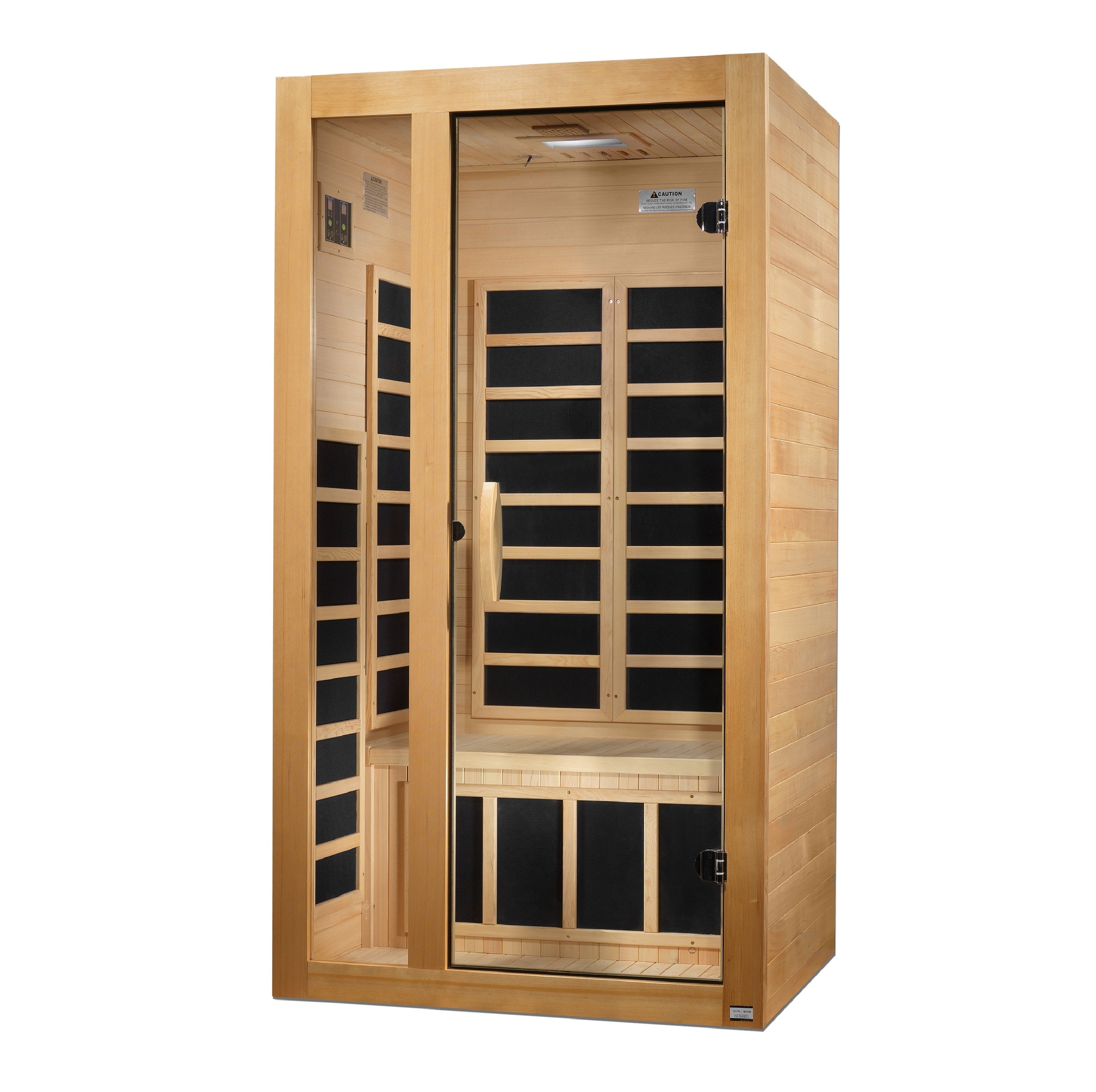 DYN-6119-01 Gracia 1-2 Person Low EMF FAR Infrared Sauna - Superior Health & Fitness Solutions