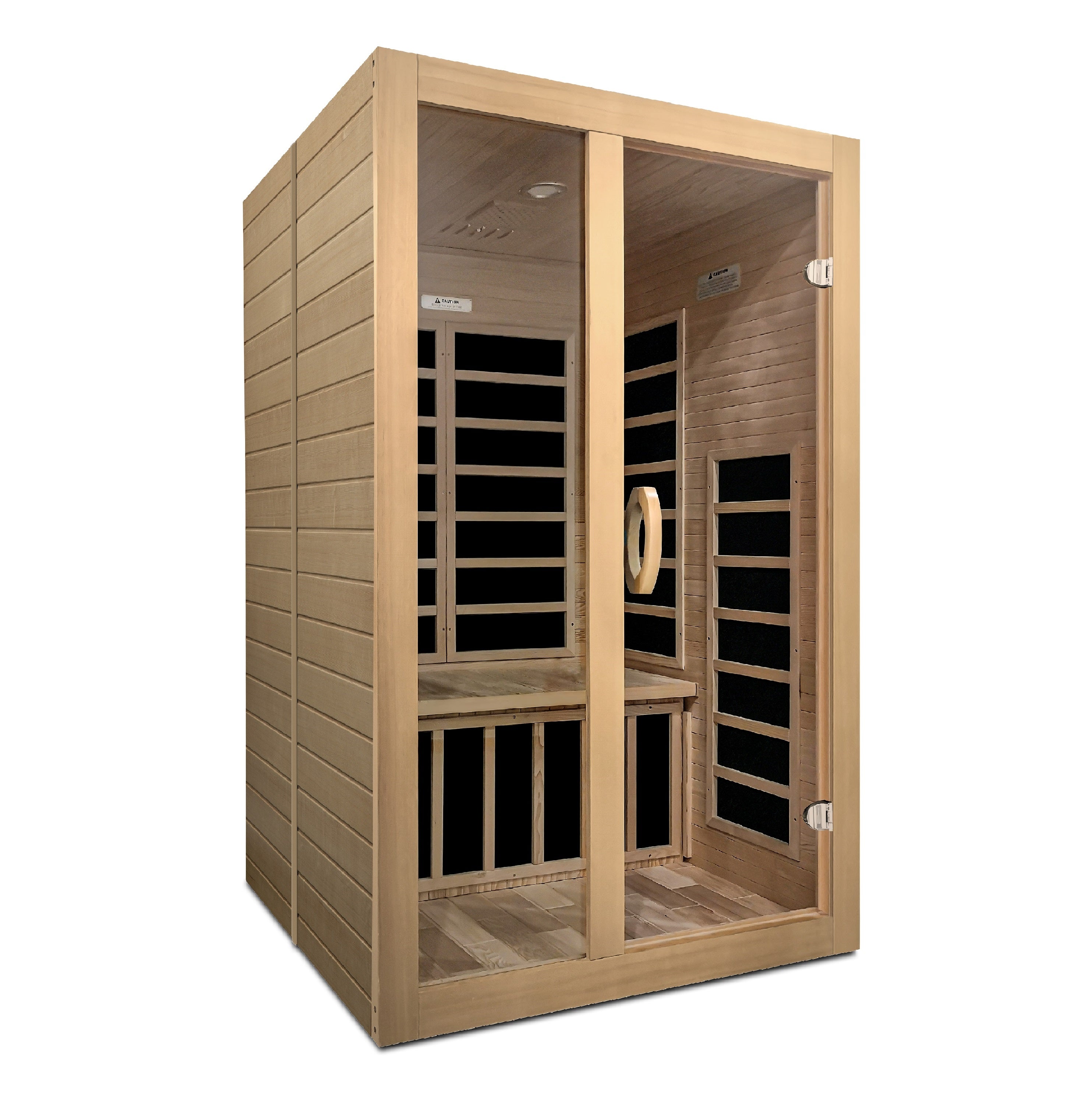 DYN-6209-01 Santiago 2-Person Low EMF FAR Infrared Sauna - Superior Health & Fitness Solutions