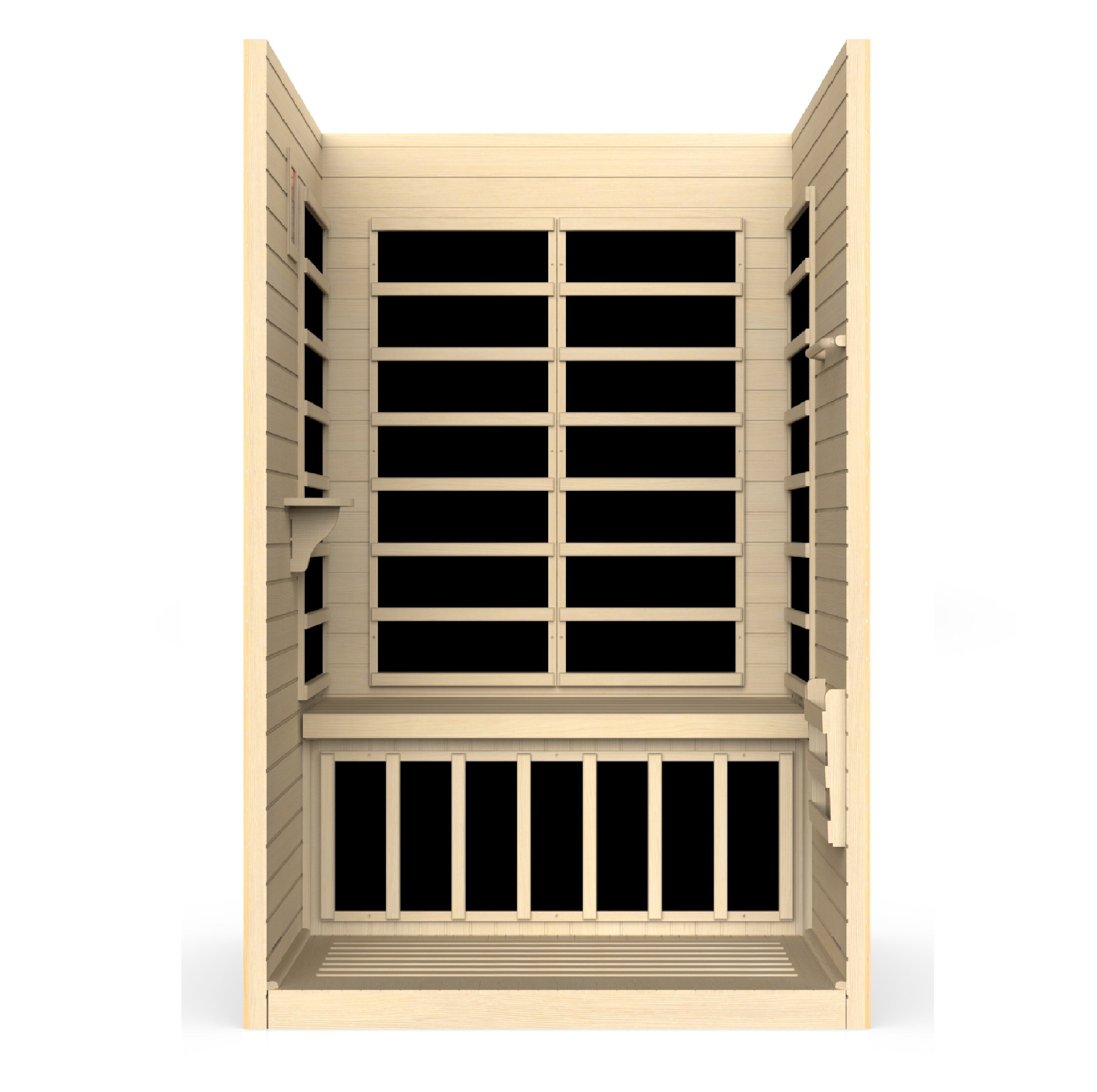 DYN-6215-02 Elite Dynamic Llumeneres 2-Person Ultra Low EMF FAR Infrared Sauna (Canadian Hemlock) - Superior Health & Fitness Solutions