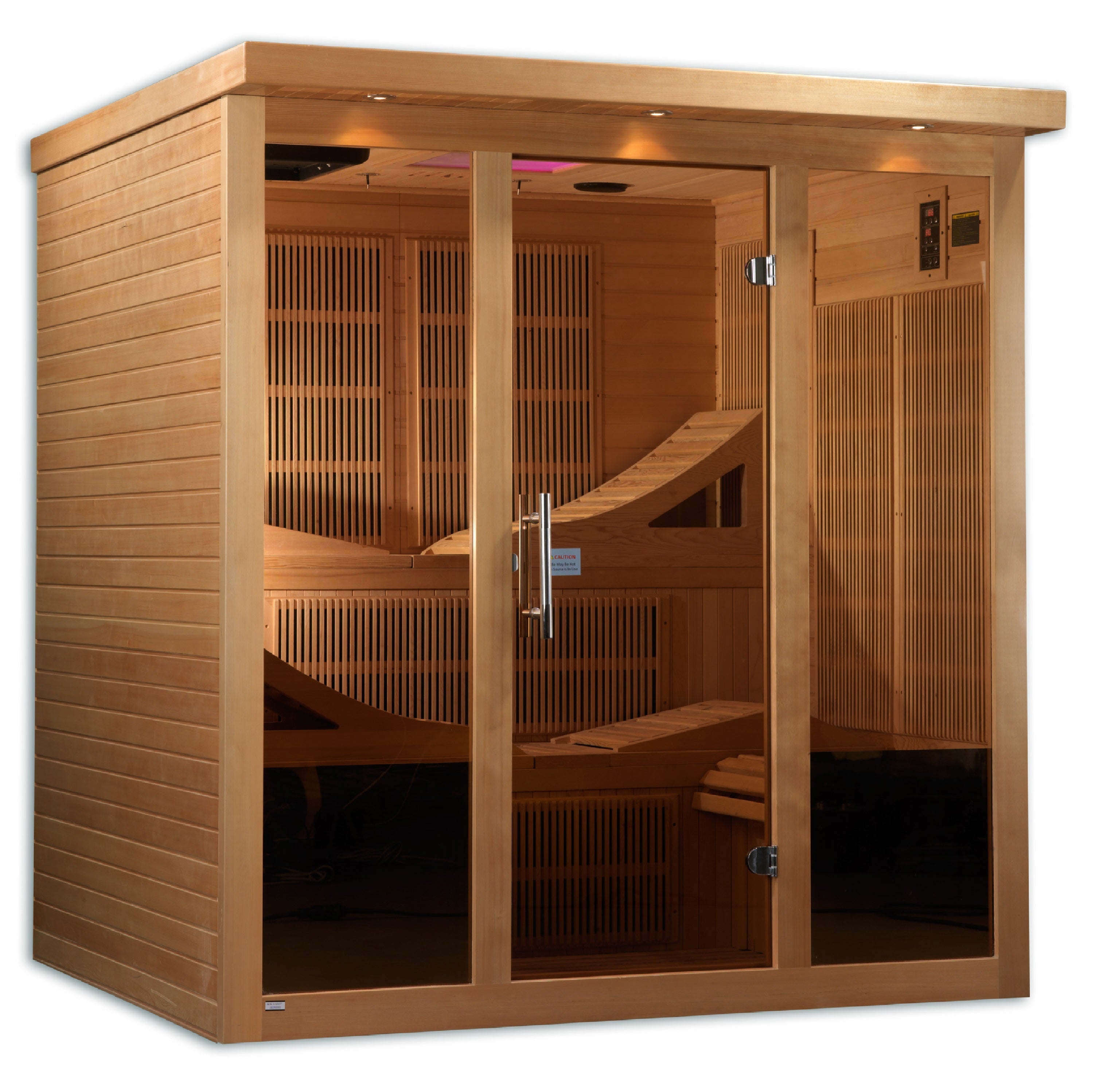 GDI-6996-01 Monaco 6-Person Near Zero EMF Far Infrared Sauna - Superior Health & Fitness Solutions