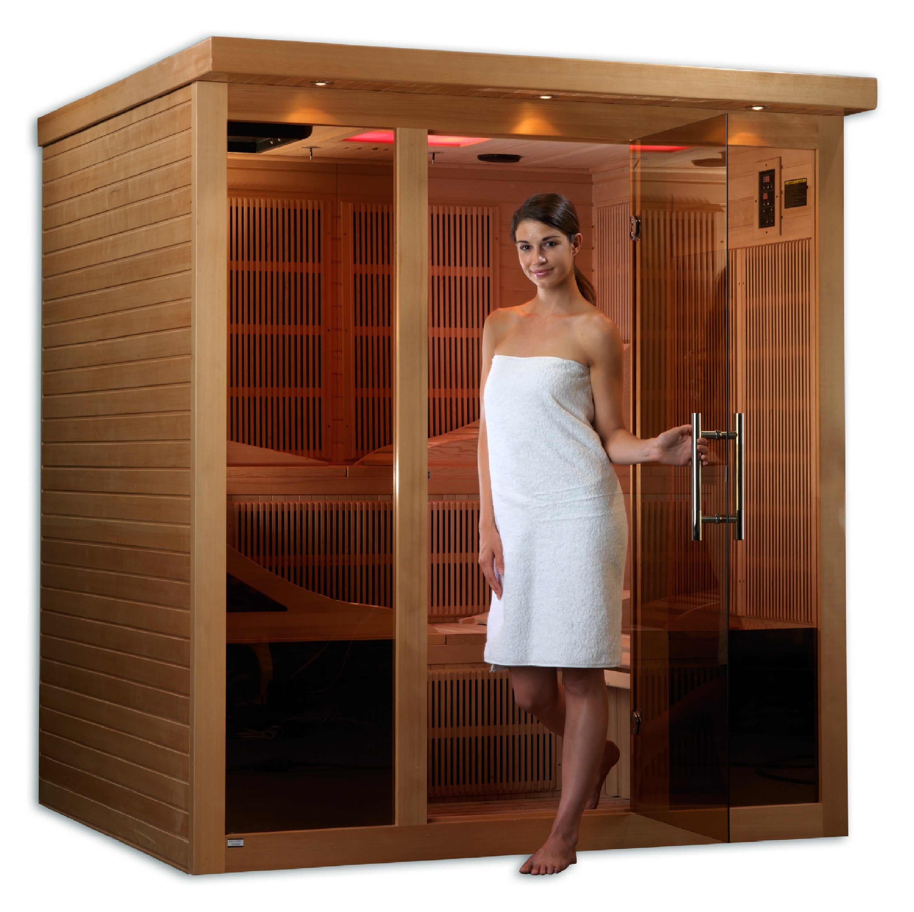 GDI-6996-01 Monaco 6-Person Near Zero EMF Far Infrared Sauna - Superior Health & Fitness Solutions