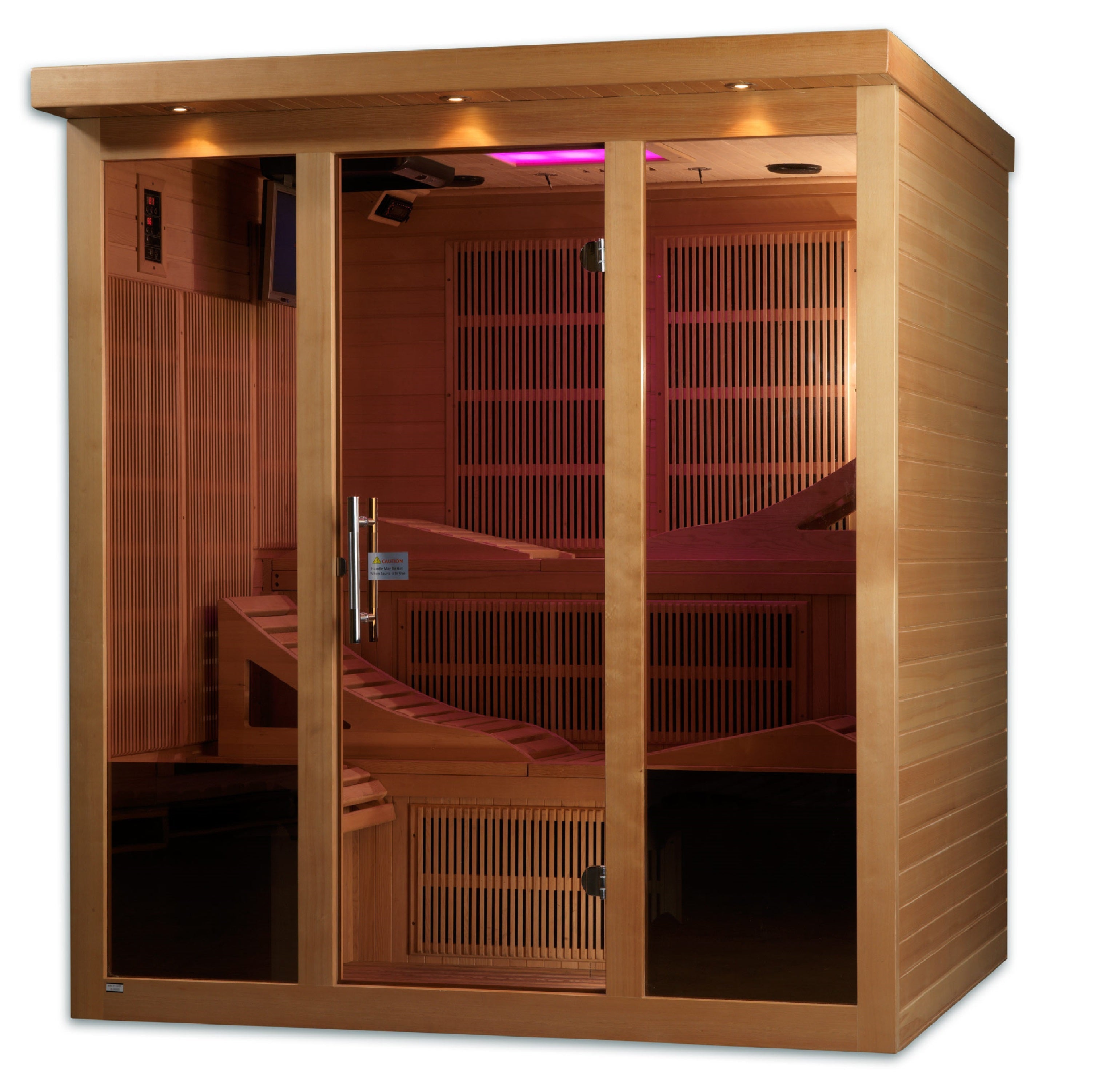 GDI-6996-01 Monaco 6-Person Near Zero EMF Far Infrared Sauna - Superior Health & Fitness Solutions