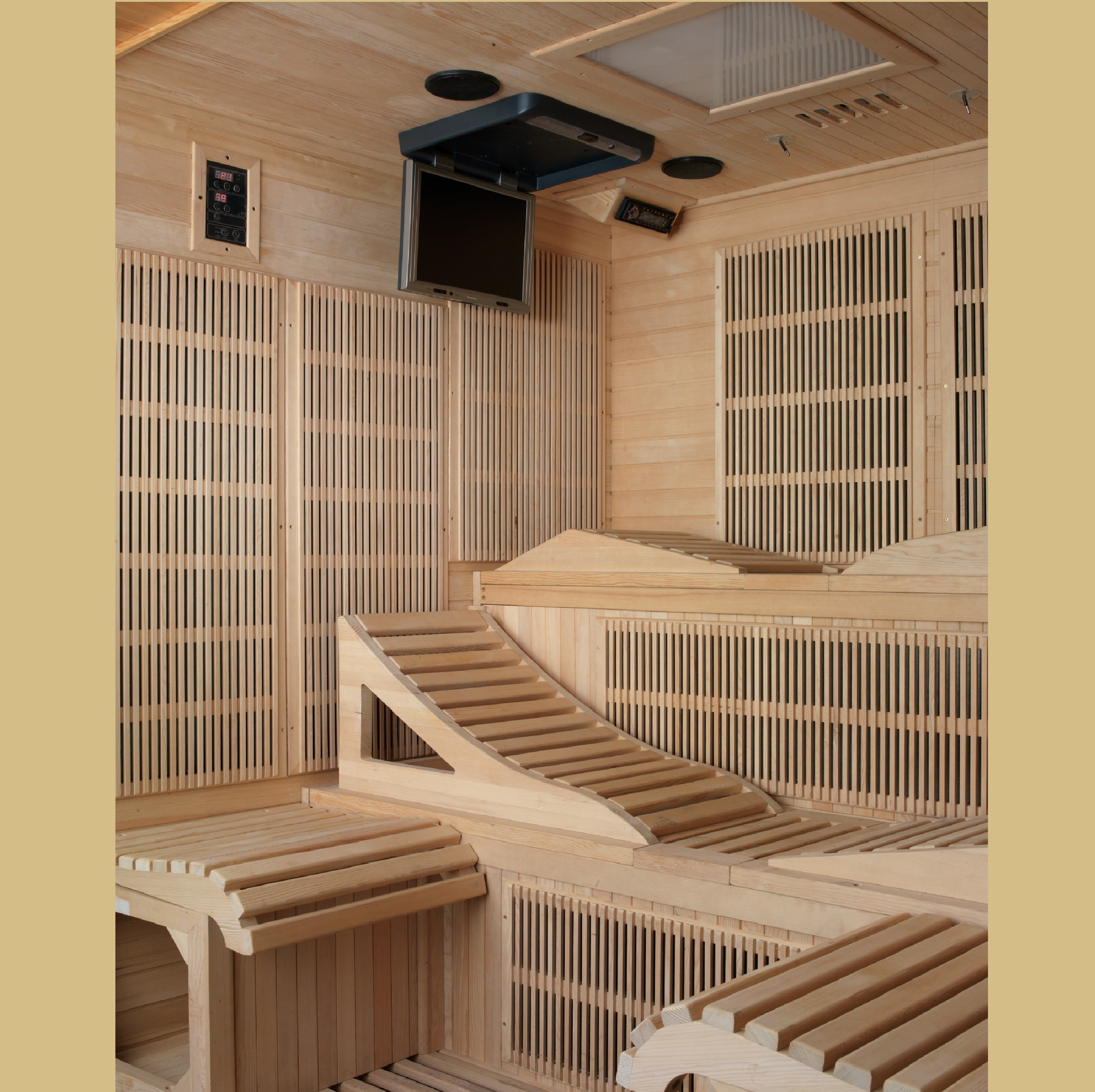 GDI-6996-01 Monaco 6-Person Near Zero EMF Far Infrared Sauna - Superior Health & Fitness Solutions