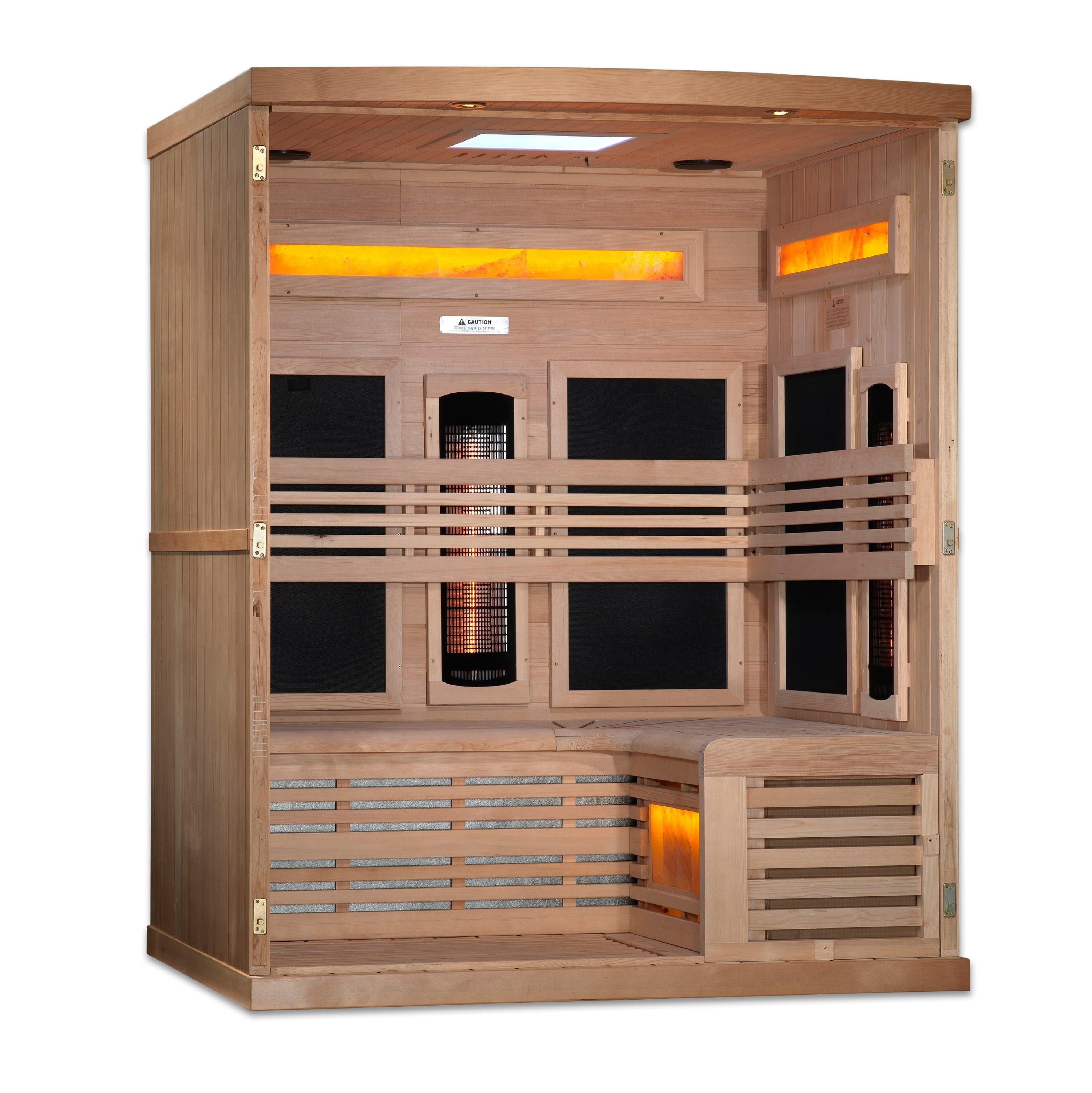GDI-8230-01 Reserve Edition Full Spectrum Sauna with Himalayan Salt Bar - Superior Health & Fitness Solutions