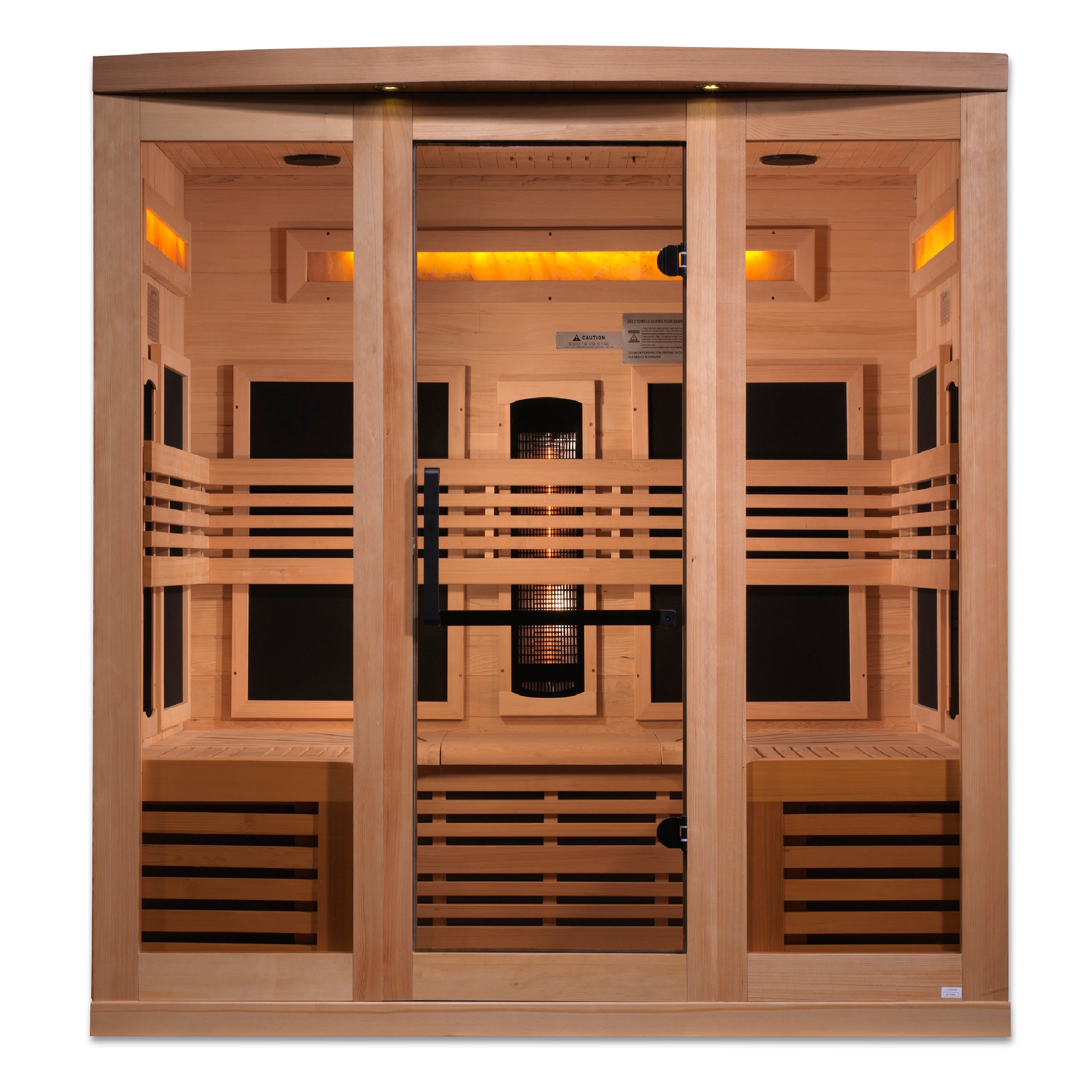 GDI-8260-01 Reserve Edition Full Spectrum Sauna with Himalayan Salt Bar - Superior Health & Fitness Solutions