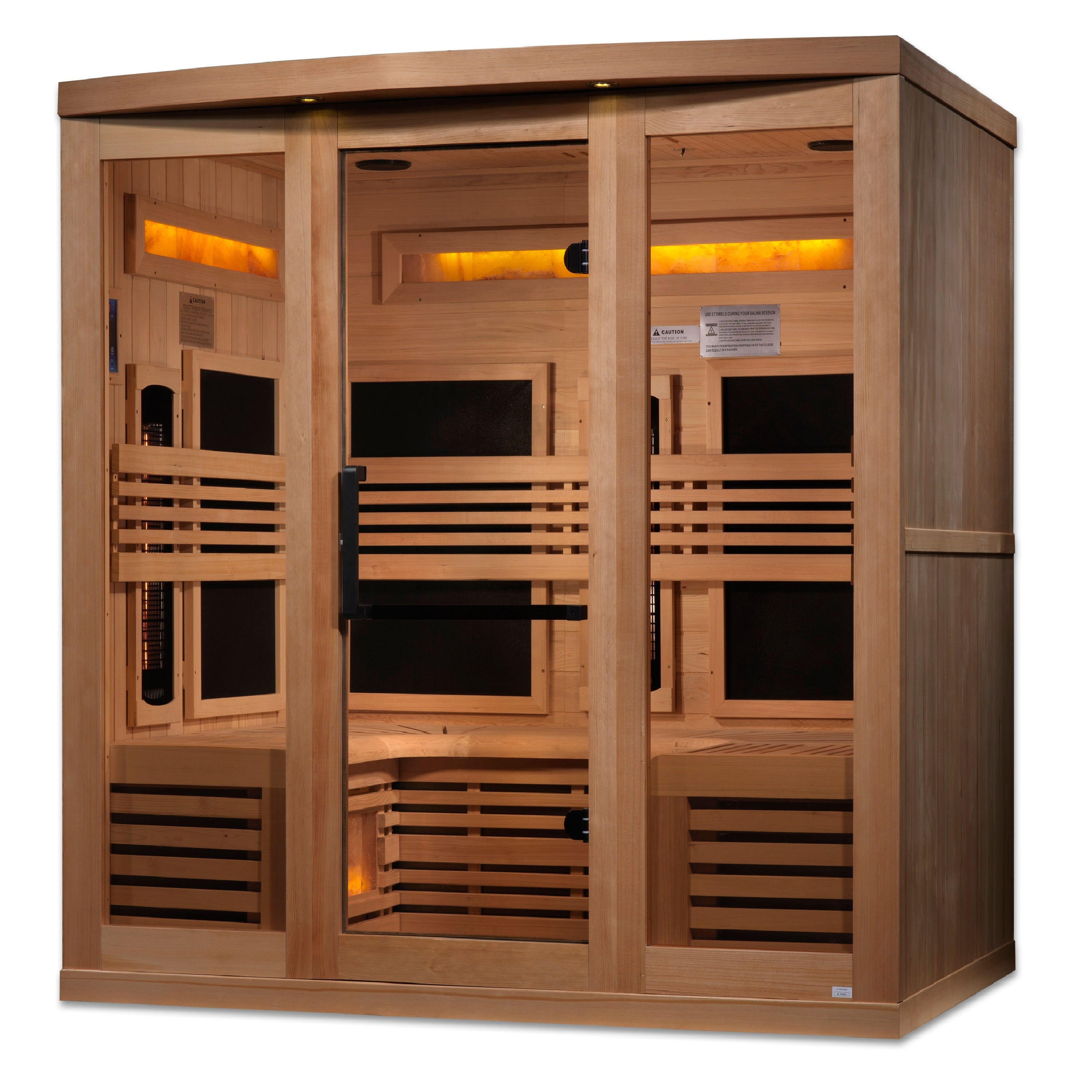 GDI-8260-01 Reserve Edition Full Spectrum Sauna with Himalayan Salt Bar - Superior Health & Fitness Solutions