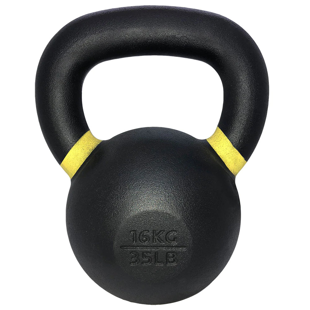 TKO 4kg-36kg Cast Kettlebell Set w/ 2 Tier Rack - Superior Health & Fitness Solutions