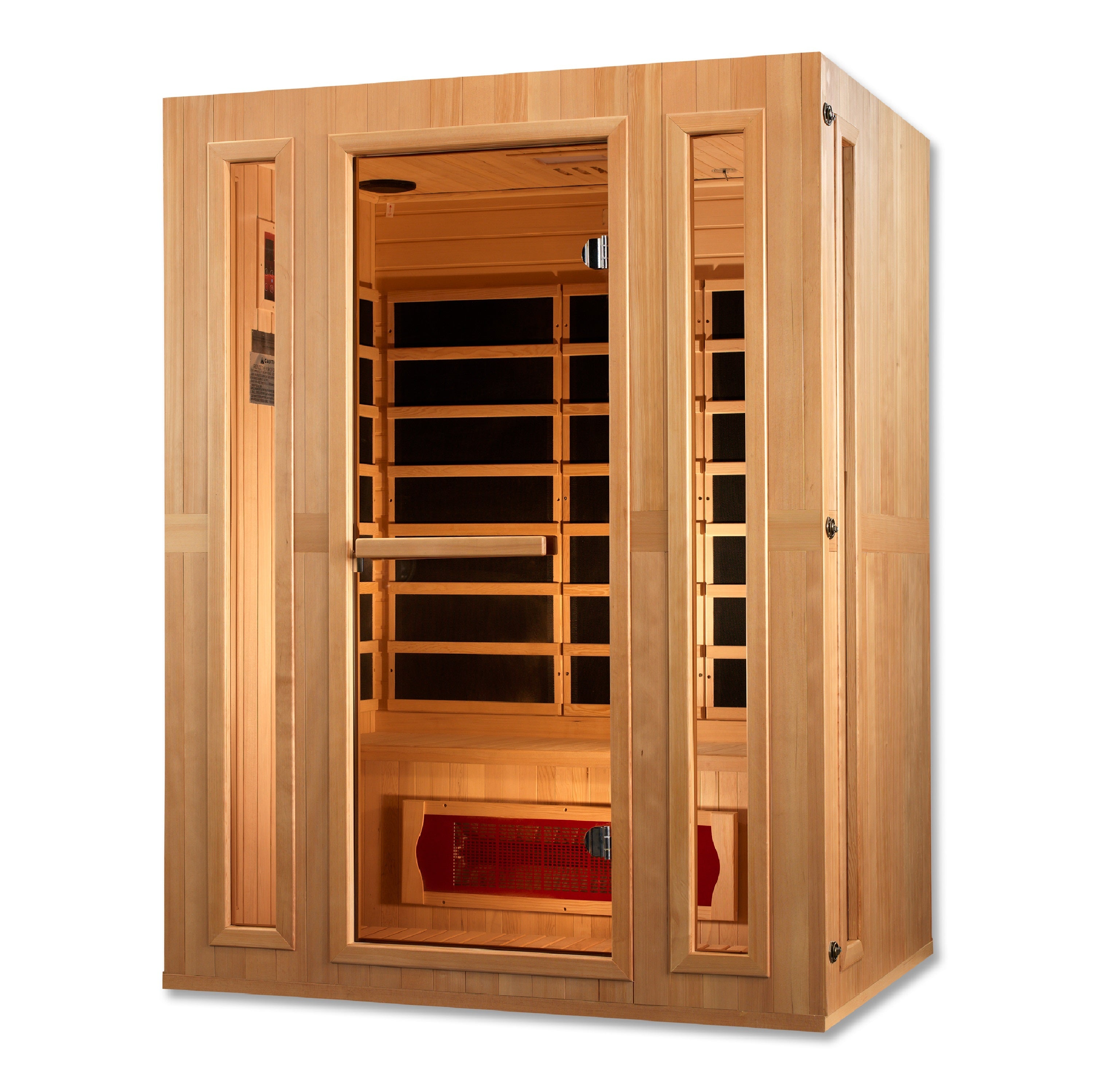 MX-LS3-01 Maxxus Trinity Dual Tech 3-Person Low EMF FAR Infrared Sauna Canadian Hemlock - Superior Health & Fitness Solutions