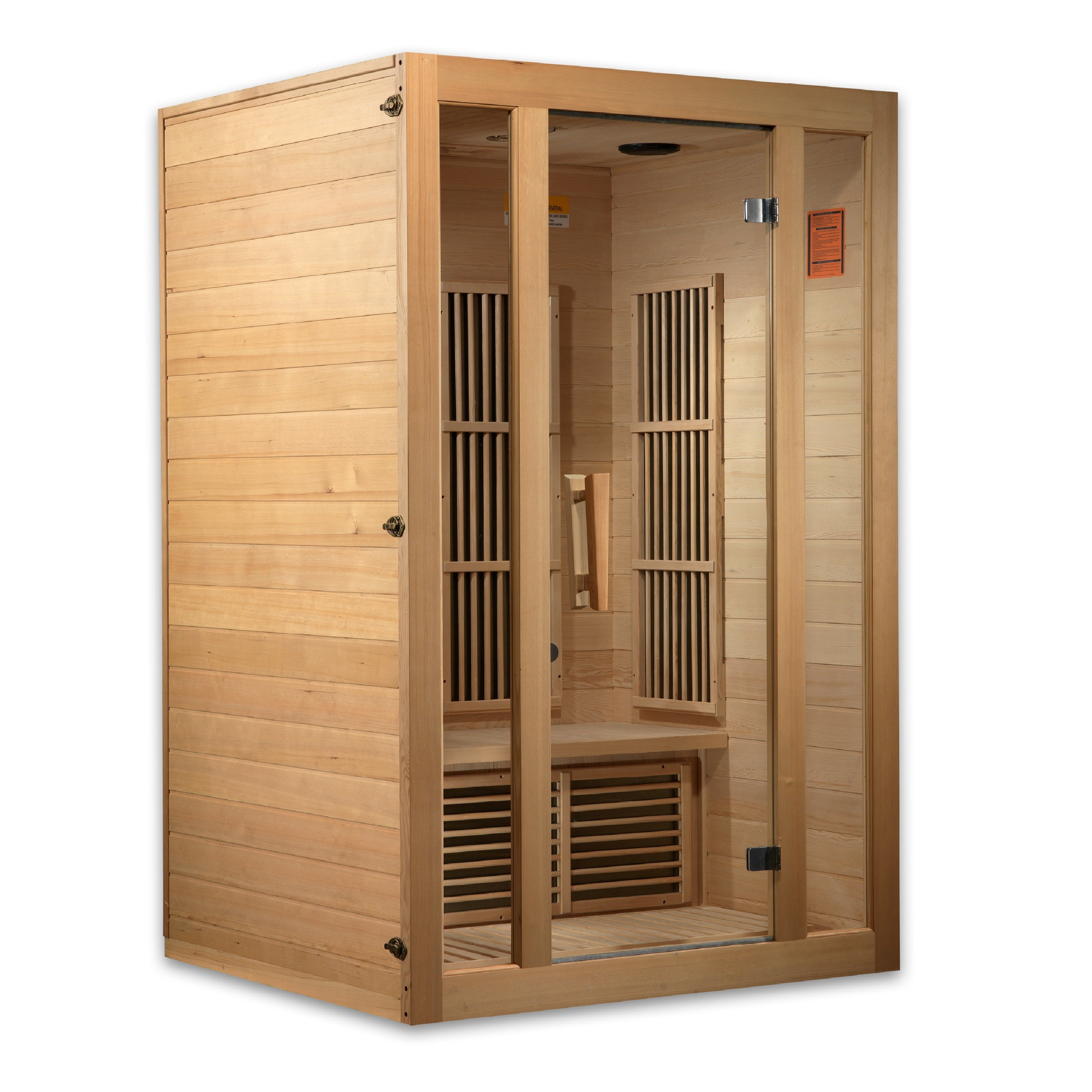 MX-J206-01 Maxxus Seattle 2-Person Low EMF FAR Infrared Sauna Canadian Hemlock - Superior Health & Fitness Solutions