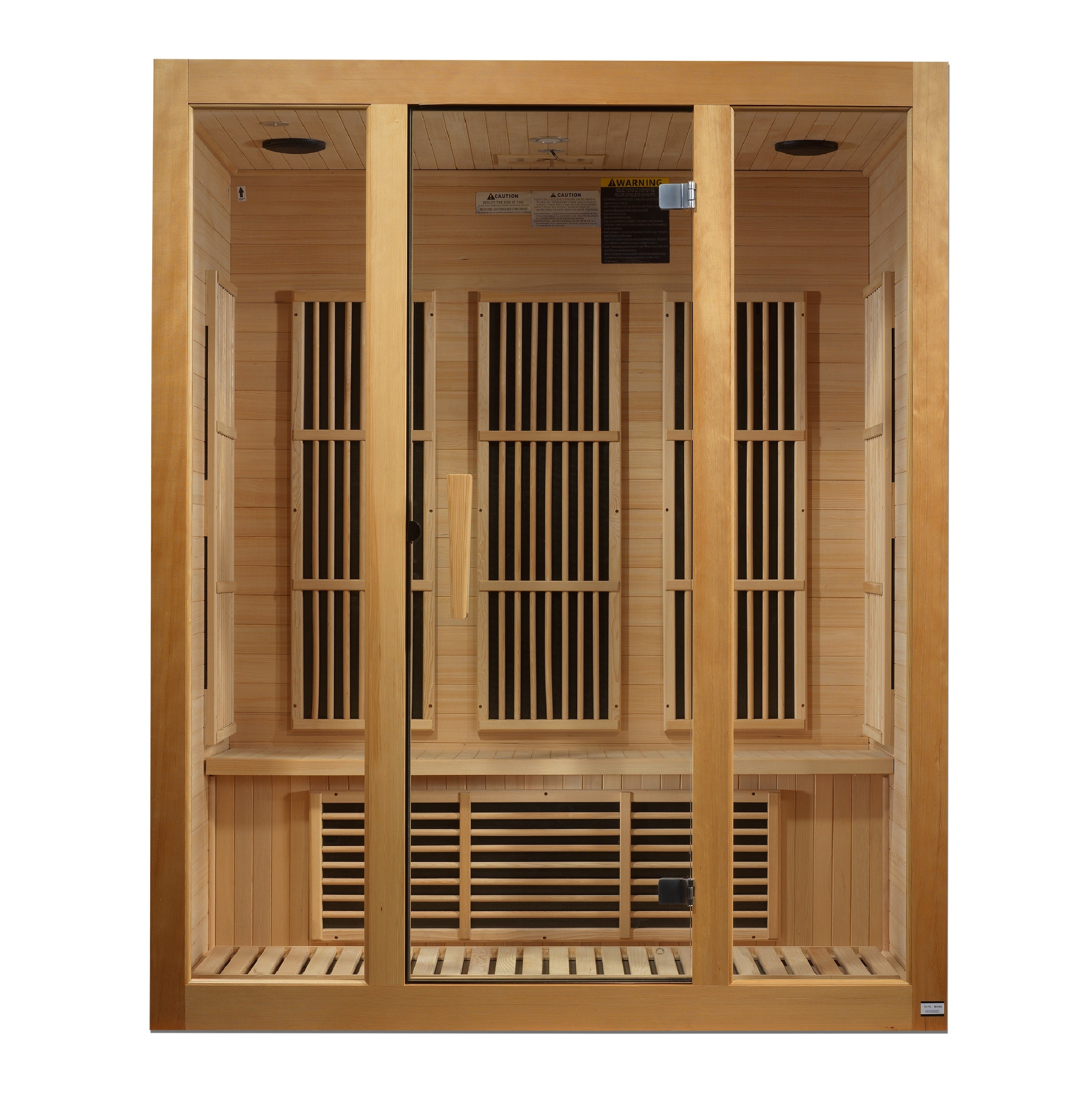 MX-J306-01 Maxxus Bellevue 3-Person Low EMF FAR Infrared Sauna Canadian Hemlock - Superior Health & Fitness Solutions