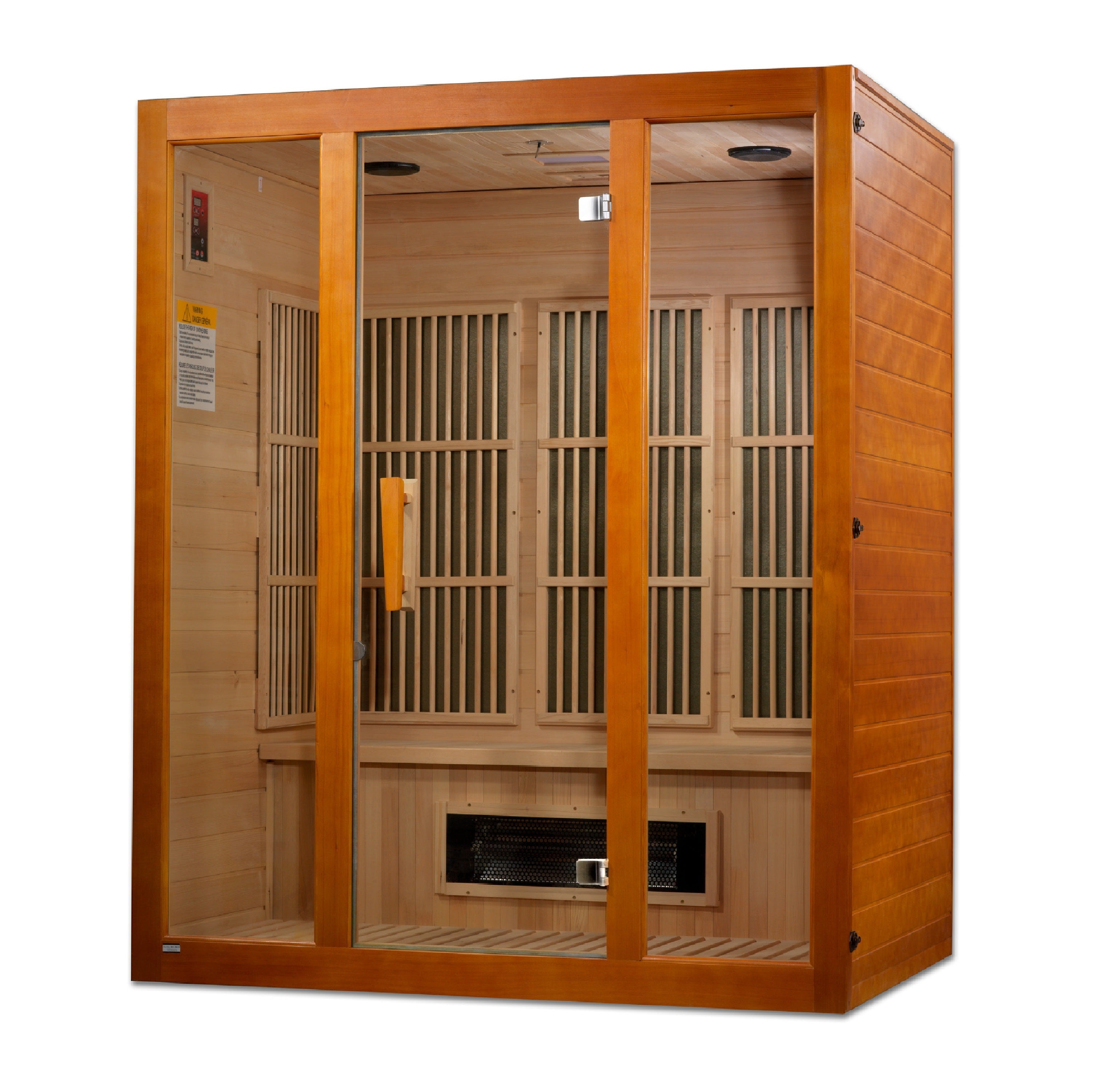MX-J306-02S Maxxus Alpine Dual Tech 3-person Low EMF FAR Infrared Sauna Canadian Hemlock - Superior Health & Fitness Solutions