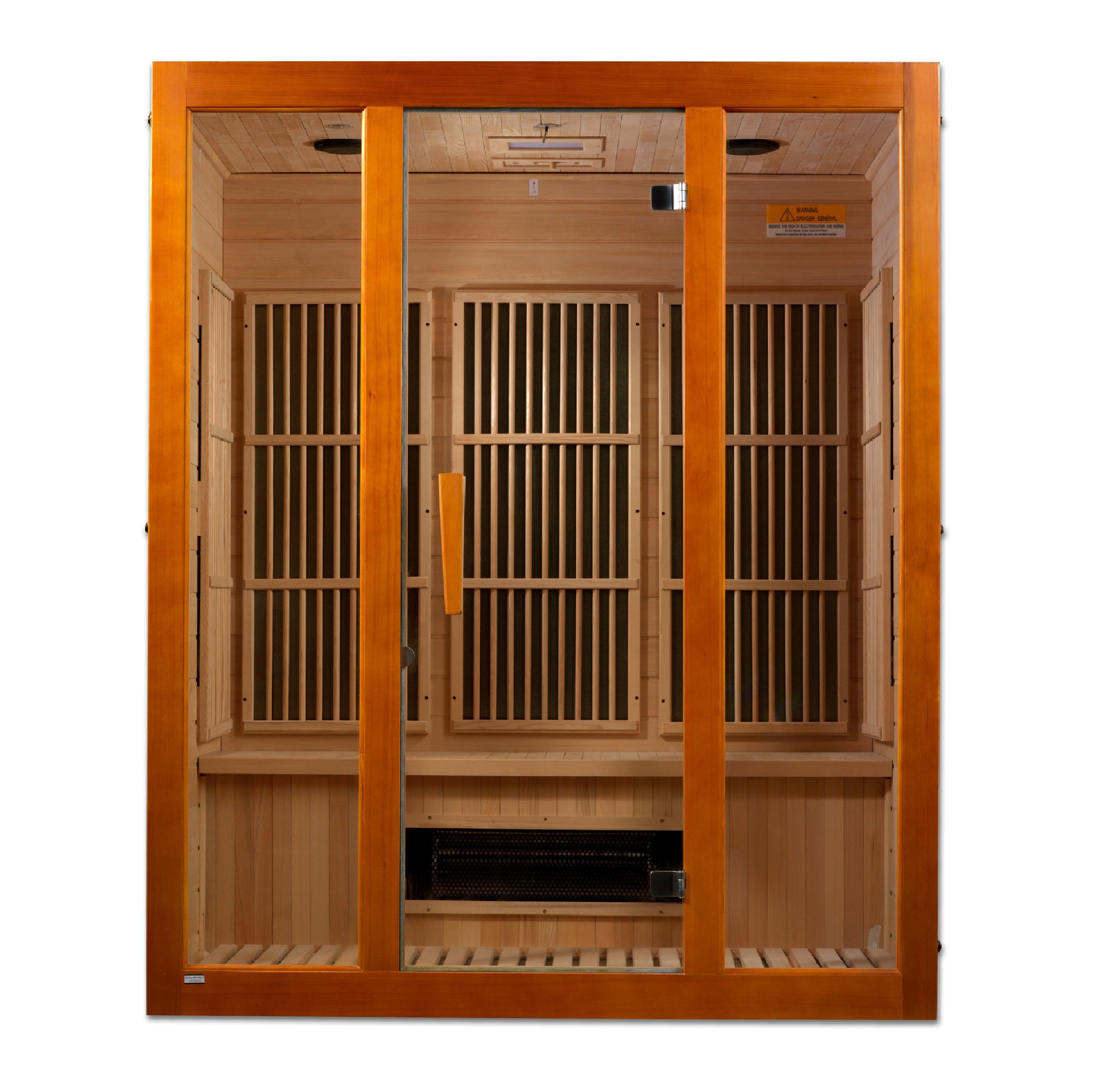 MX-J306-02S Maxxus Alpine Dual Tech 3-person Low EMF FAR Infrared Sauna Canadian Hemlock - Superior Health & Fitness Solutions