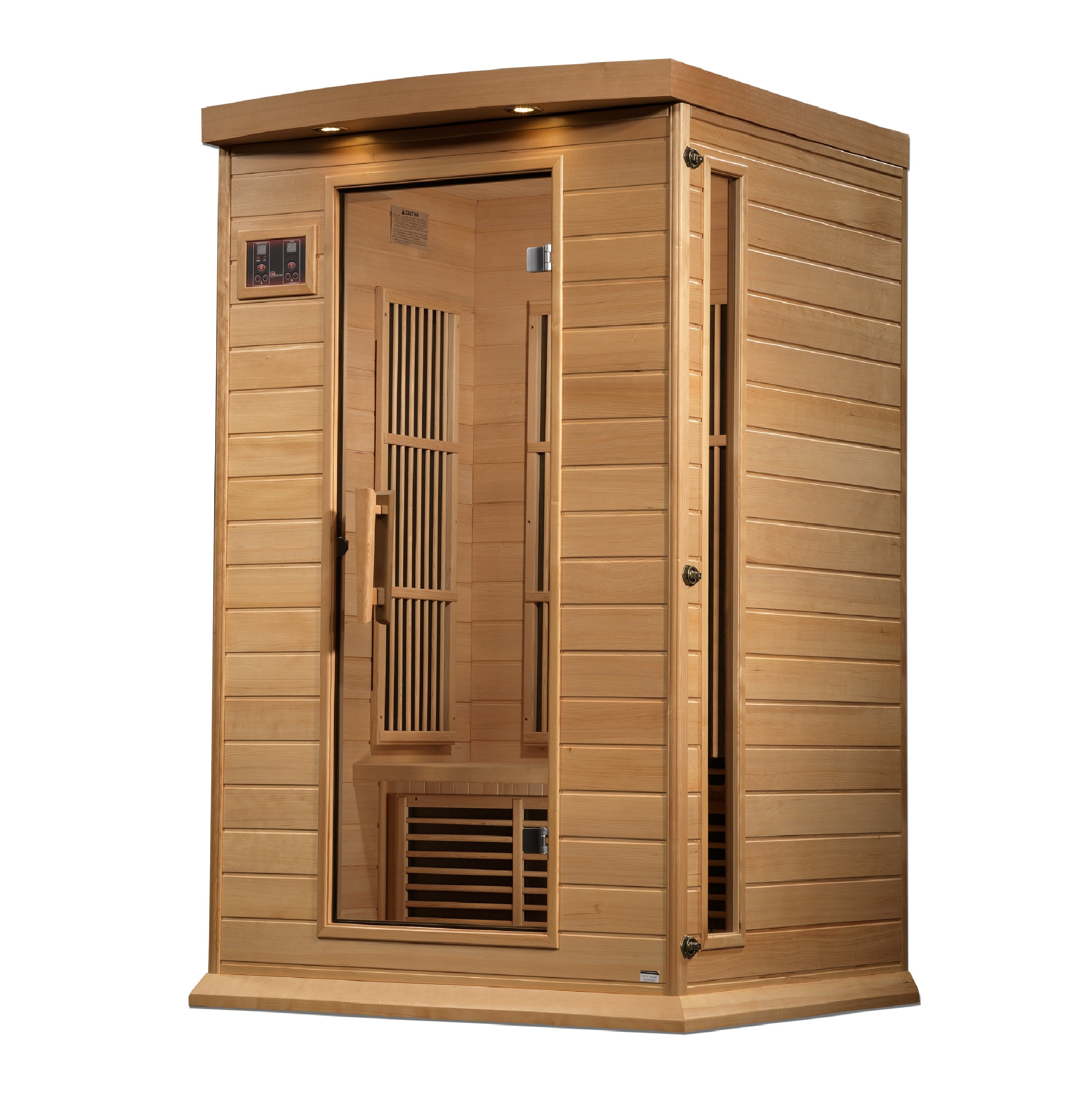 MX-K206-01-ZF Maxxus 2-Person Near Zero EMF FAR Infrared Sauna - Canadian Hemlock - Superior Health & Fitness Solutions