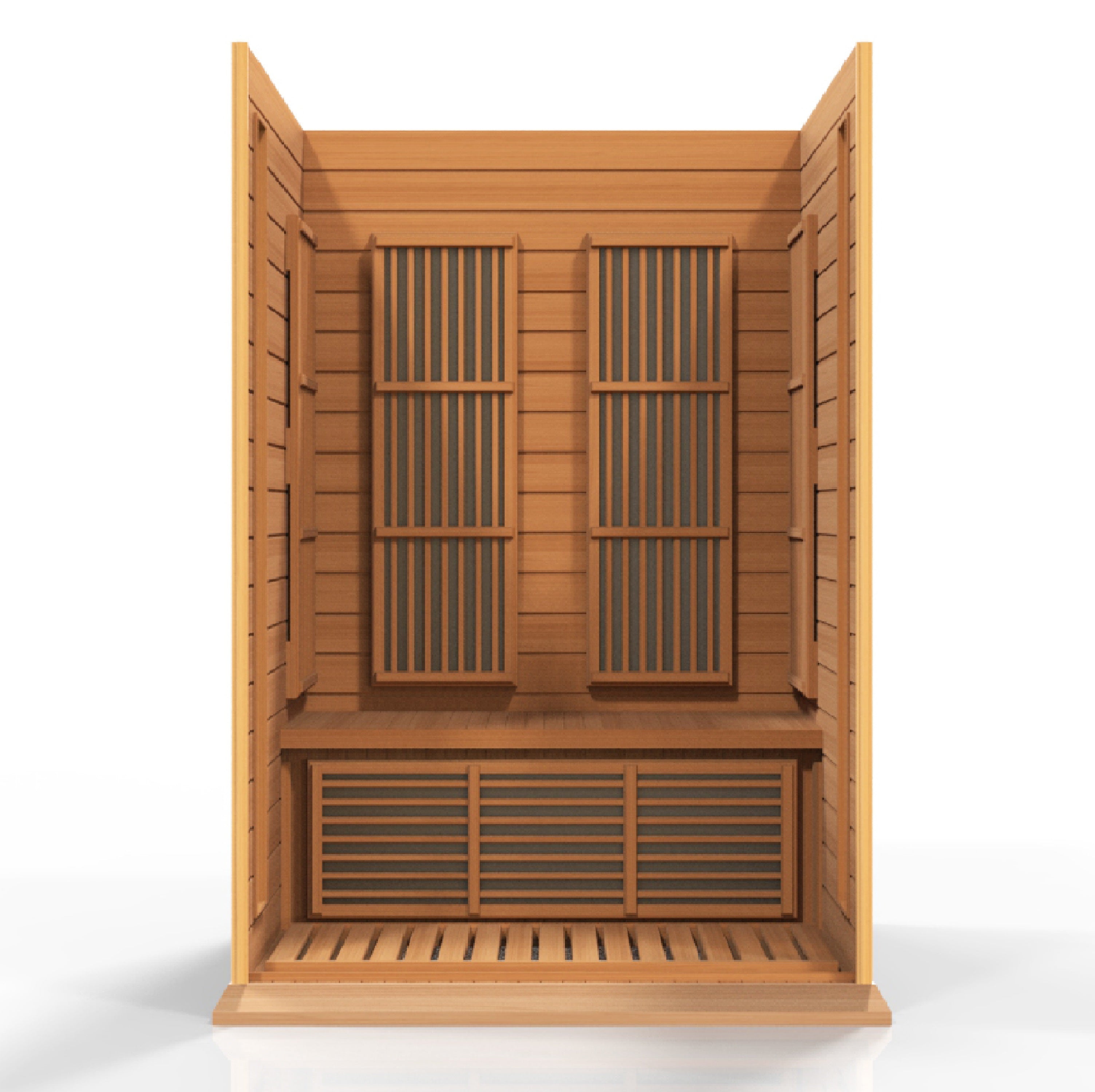 MX-K206-01 Maxxus 2-Person Low EMF FAR Infrared Sauna Canadian Red Cedar - Superior Health & Fitness Solutions