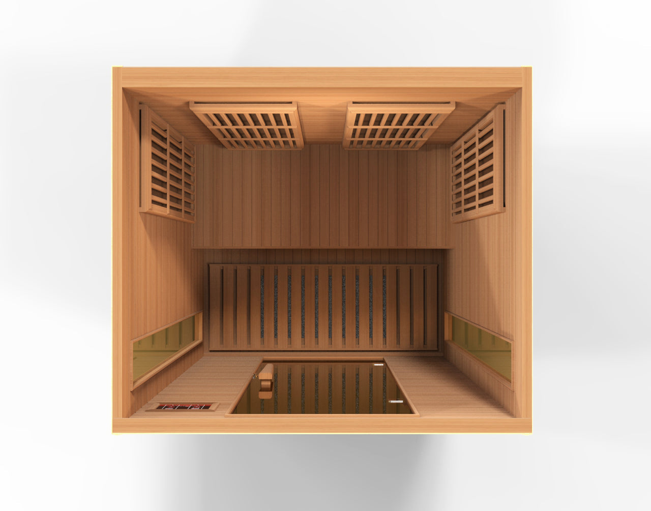 MX-K206-01 Maxxus 2-Person Low EMF FAR Infrared Sauna Canadian Red Cedar - Superior Health & Fitness Solutions