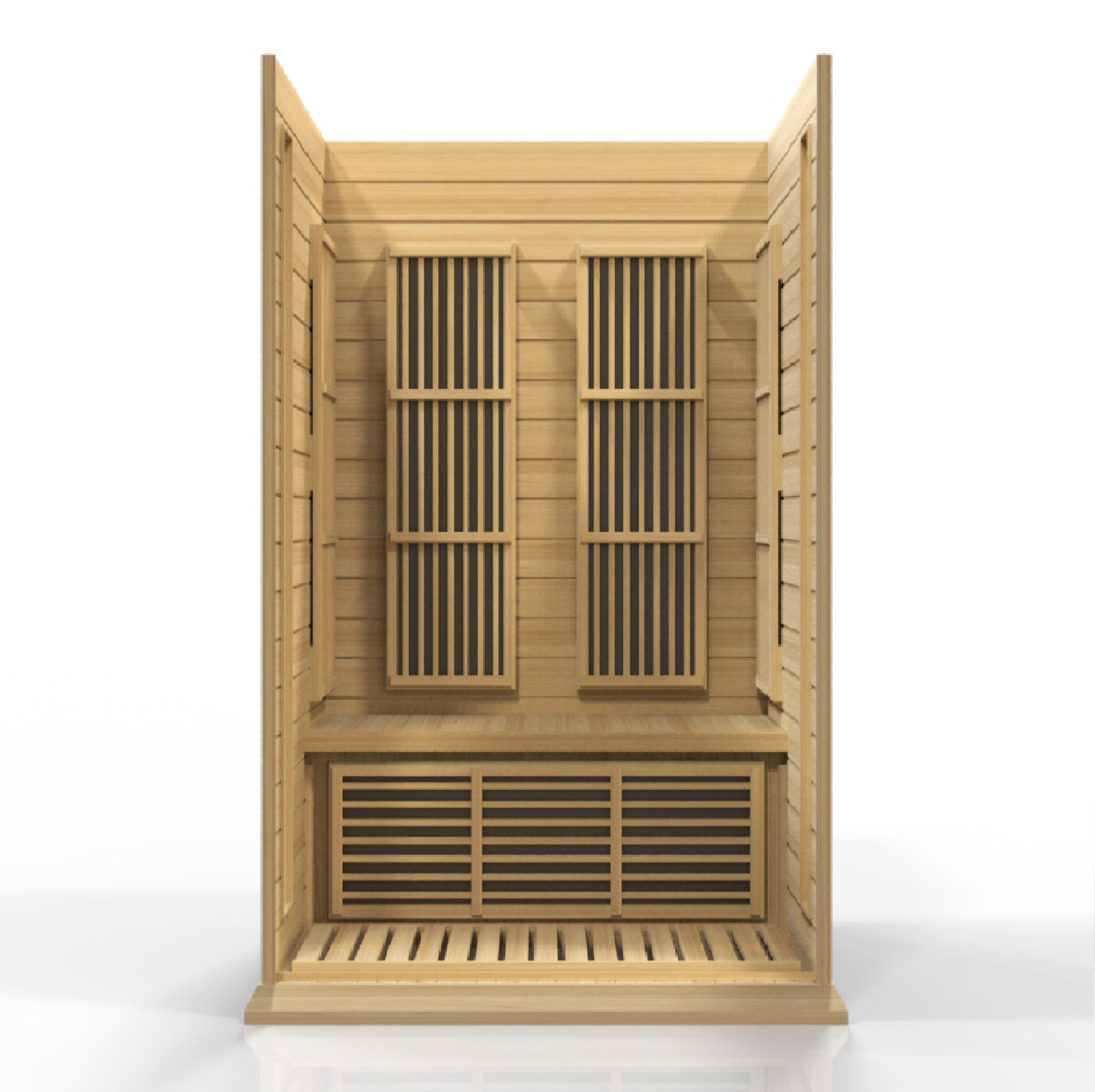 MX-K206-01 Maxxus 2-Person Low EMF FAR Infrared Sauna Canadian Hemlock - Superior Health & Fitness Solutions