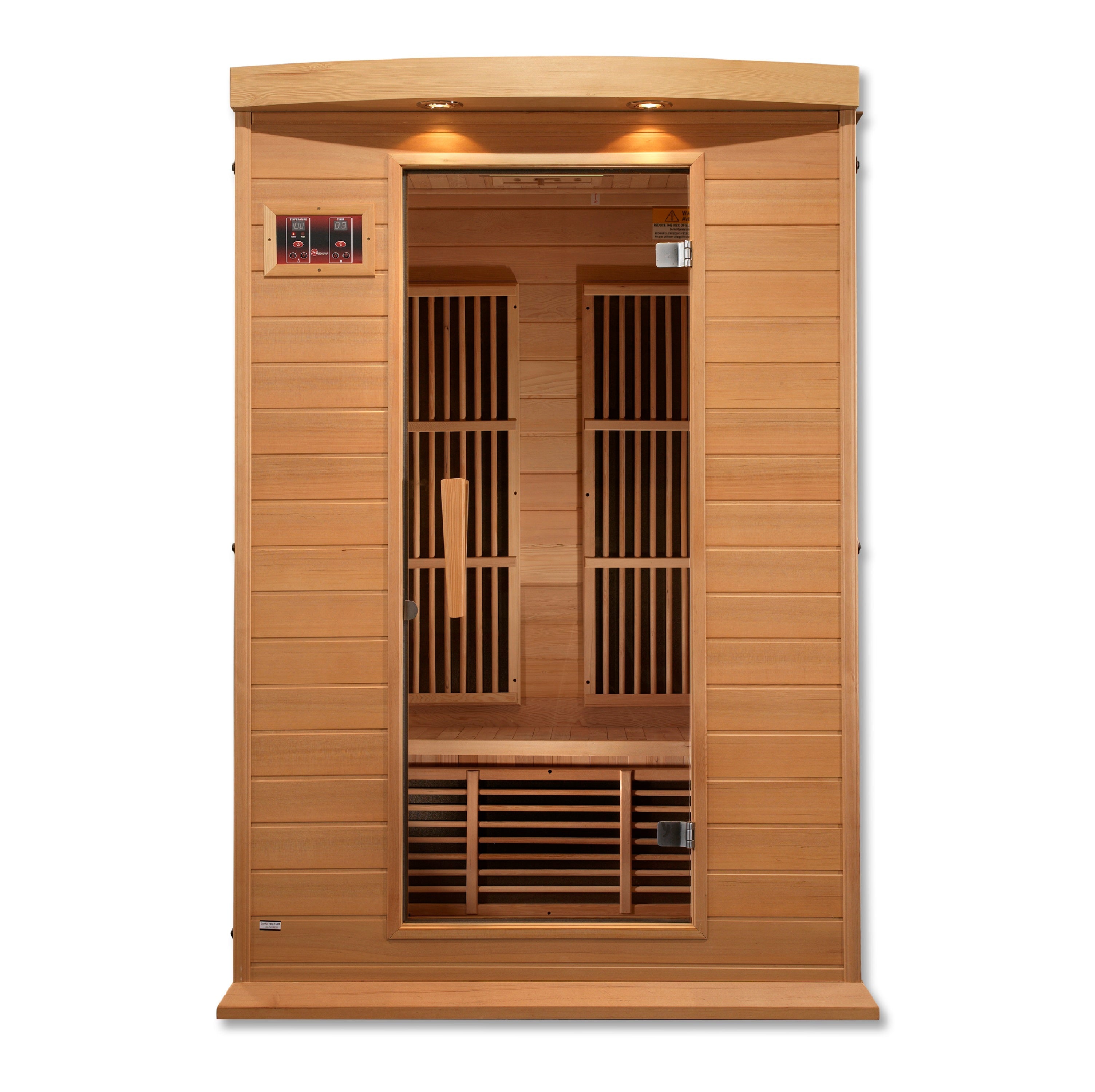 MX-K206-01 Maxxus 2-Person Low EMF FAR Infrared Sauna Canadian Hemlock - Superior Health & Fitness Solutions