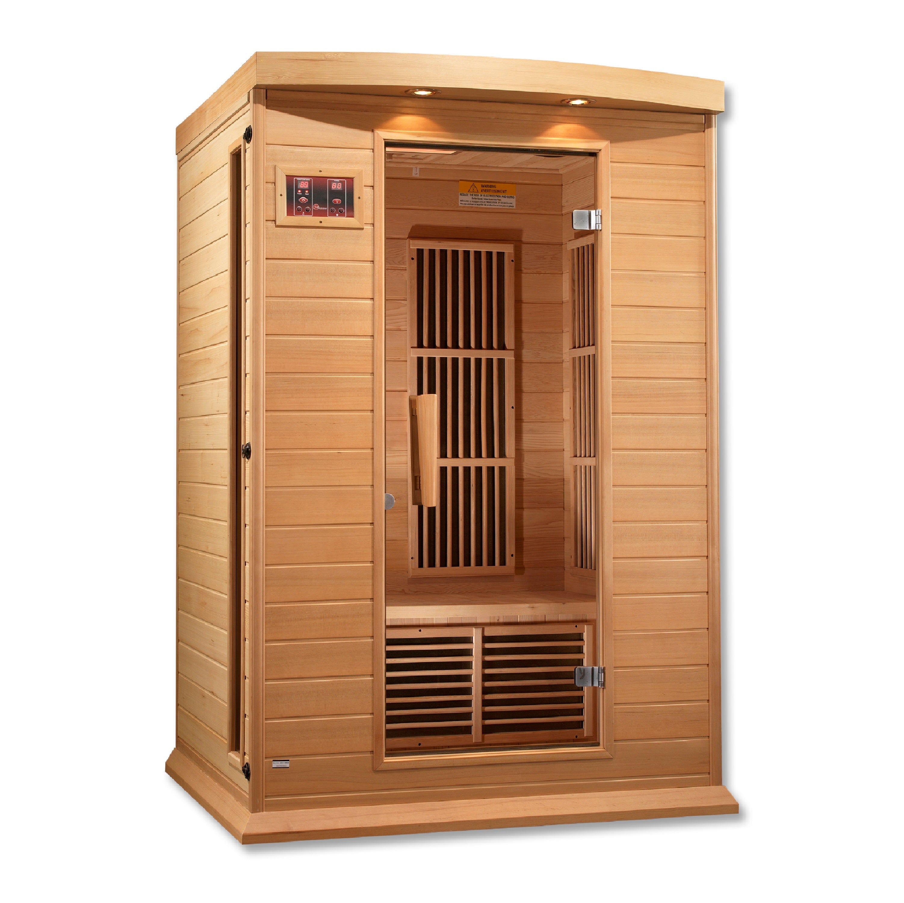MX-K206-01 Maxxus 2-Person Low EMF FAR Infrared Sauna Canadian Hemlock - Superior Health & Fitness Solutions