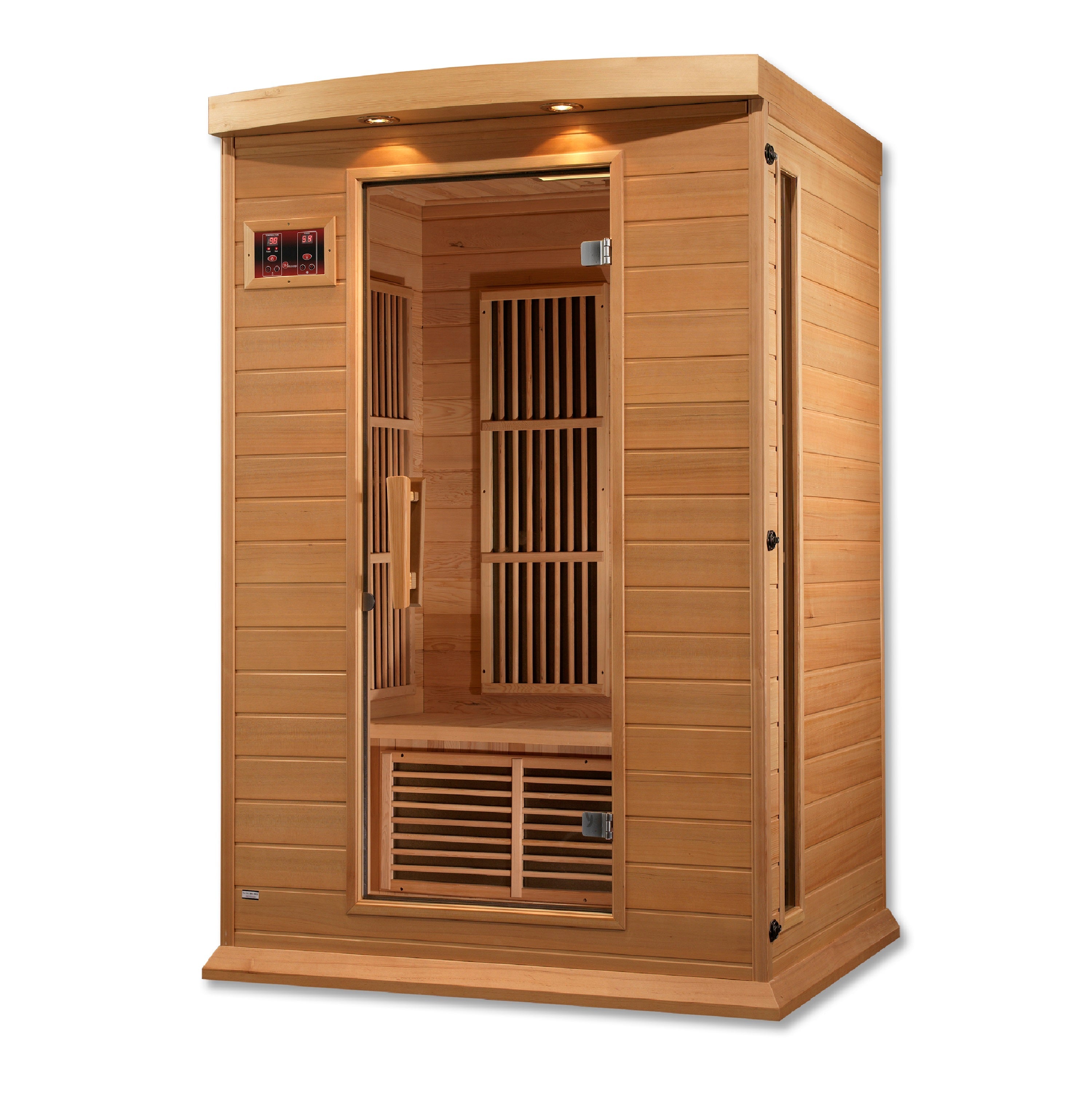 MX-K206-01 Maxxus 2-Person Low EMF FAR Infrared Sauna Canadian Hemlock - Superior Health & Fitness Solutions