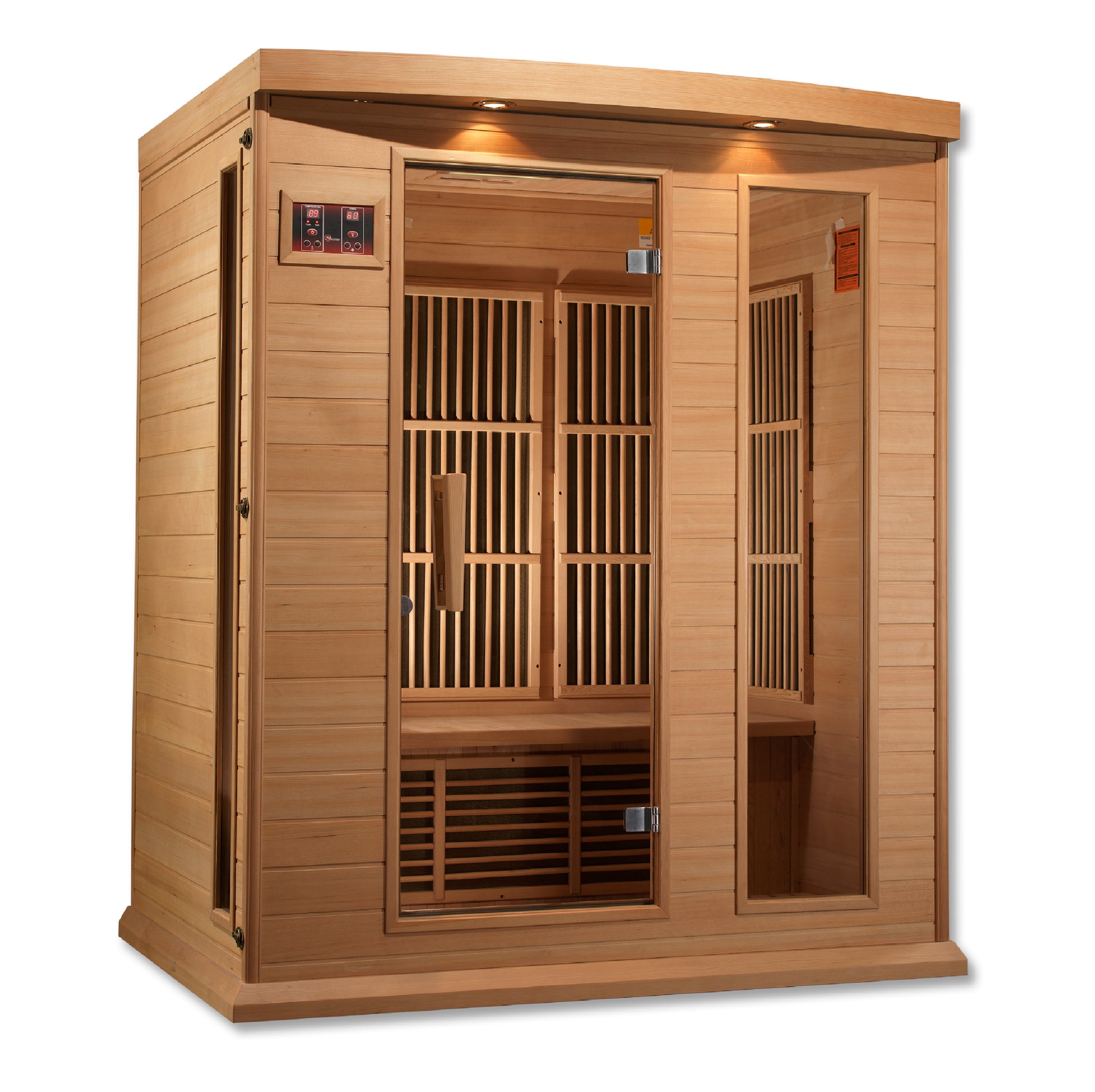 MX-K306-01 Maxxus 3-Person Low EMF FAR Infrared Sauna Canadian Hemlock - Superior Health & Fitness Solutions