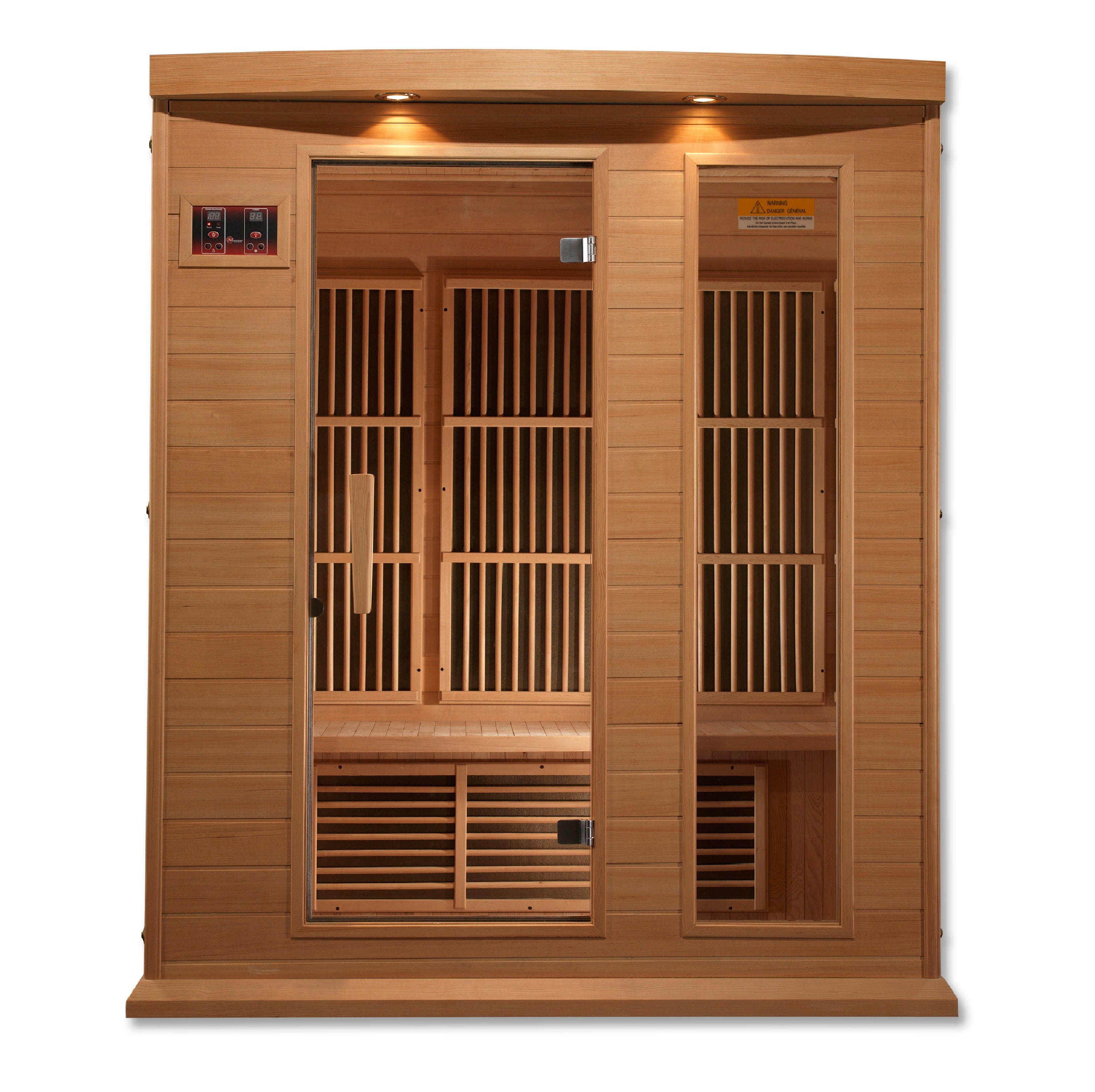 MX-K306-01 Maxxus 3-Person Low EMF FAR Infrared Sauna Canadian Hemlock - Superior Health & Fitness Solutions