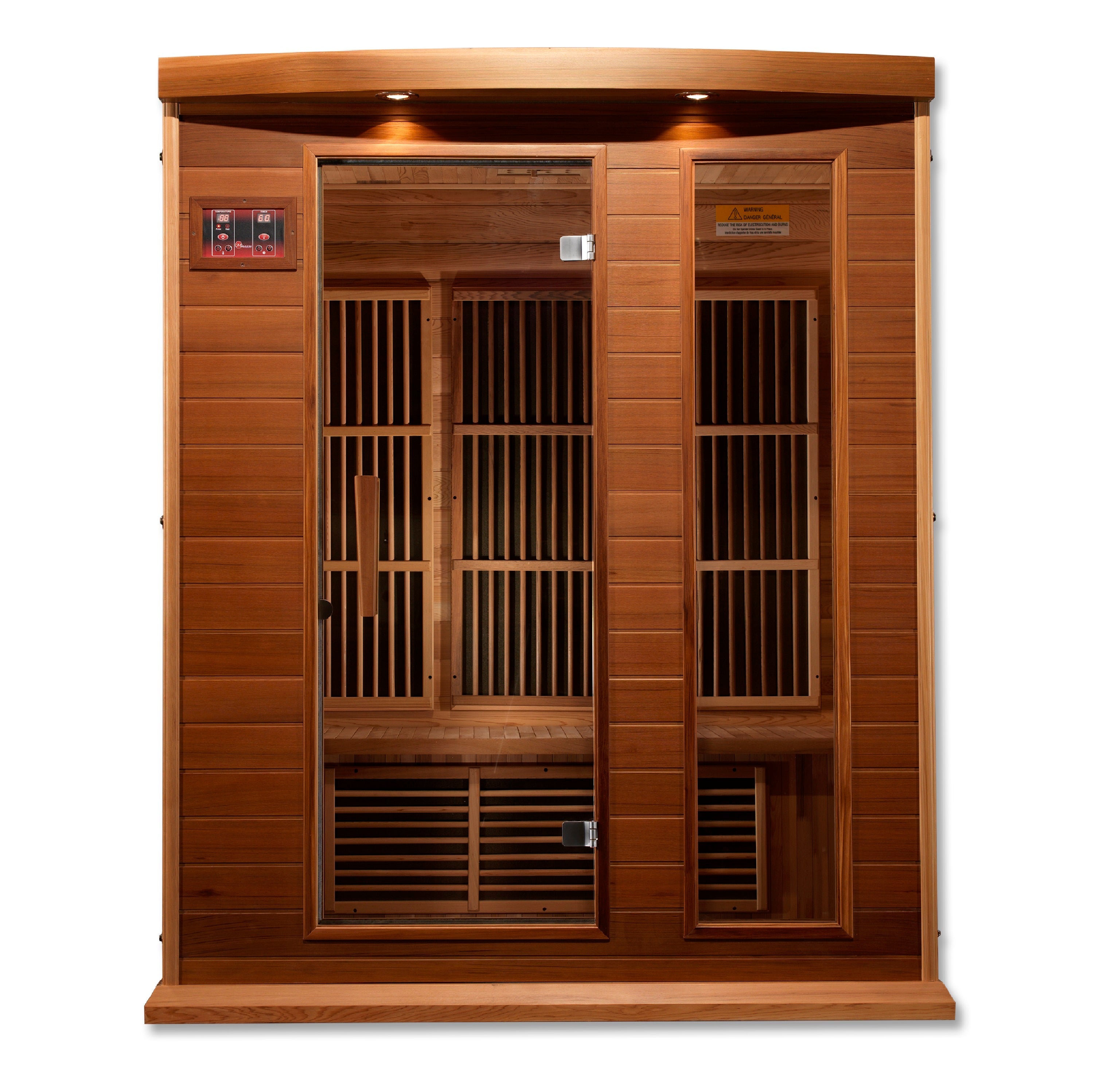 MX-K306-01 Maxxus 3-Person Low EMF FAR Infrared Sauna Canadian Red Cedar - Superior Health & Fitness Solutions