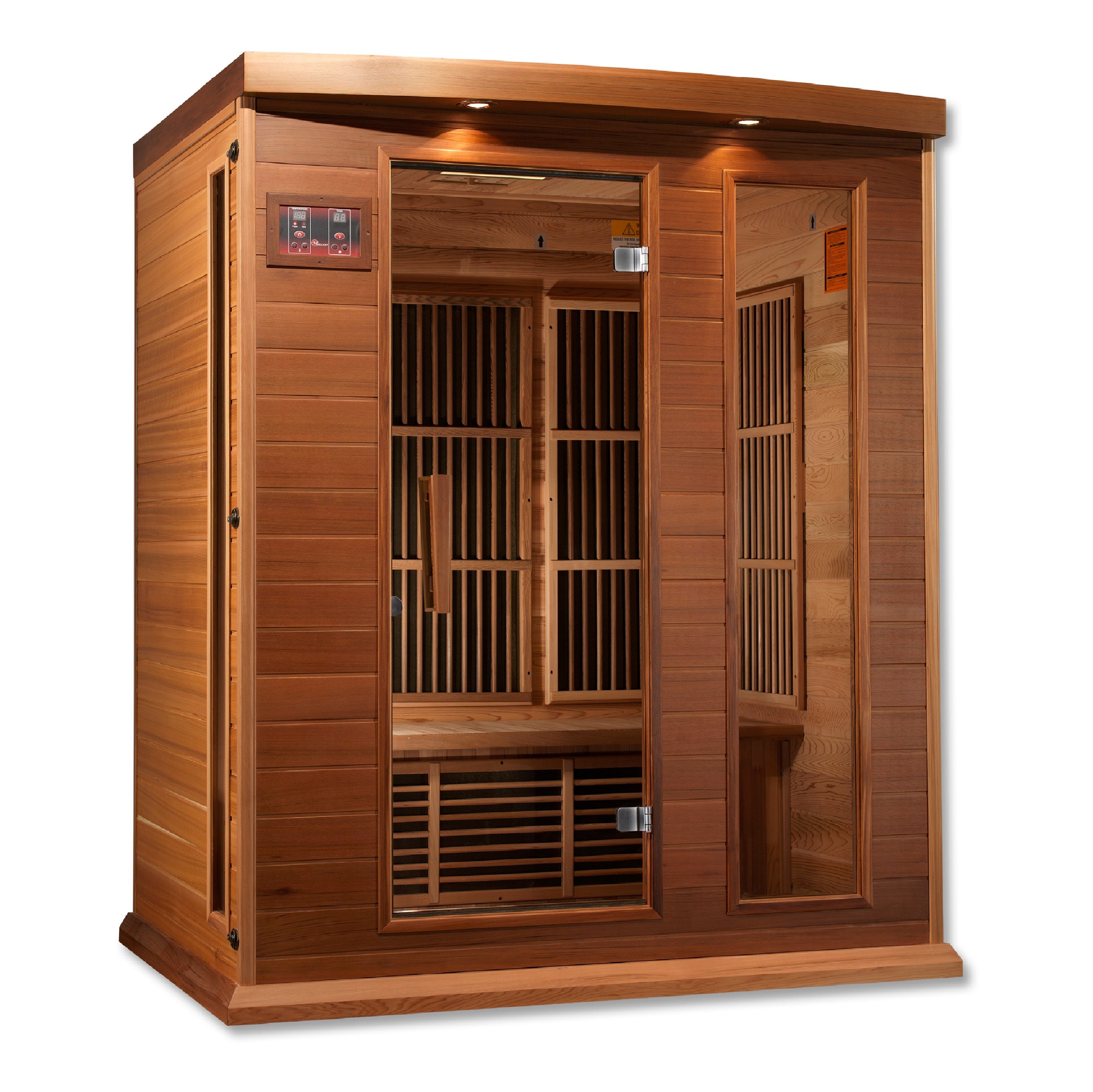 MX-K306-01 Maxxus 3-Person Low EMF FAR Infrared Sauna Canadian Red Cedar - Superior Health & Fitness Solutions