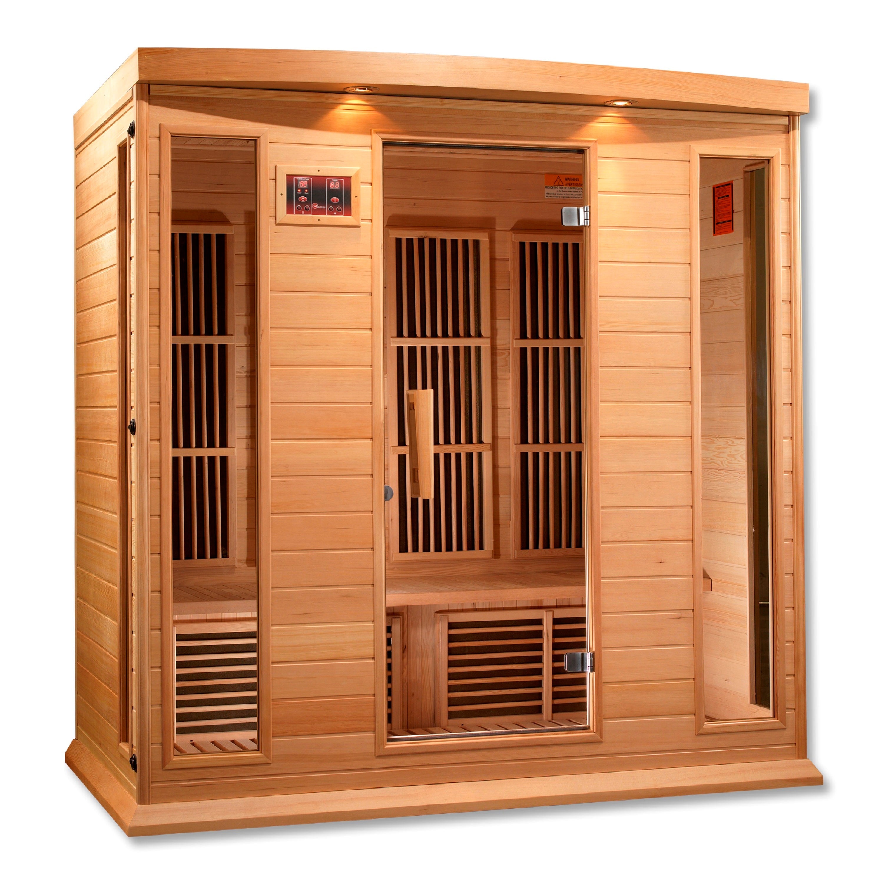 MX-K406-01 Maxxus 4-Person Low EMF FAR Infrared Sauna Canadian Hemlock - Superior Health & Fitness Solutions