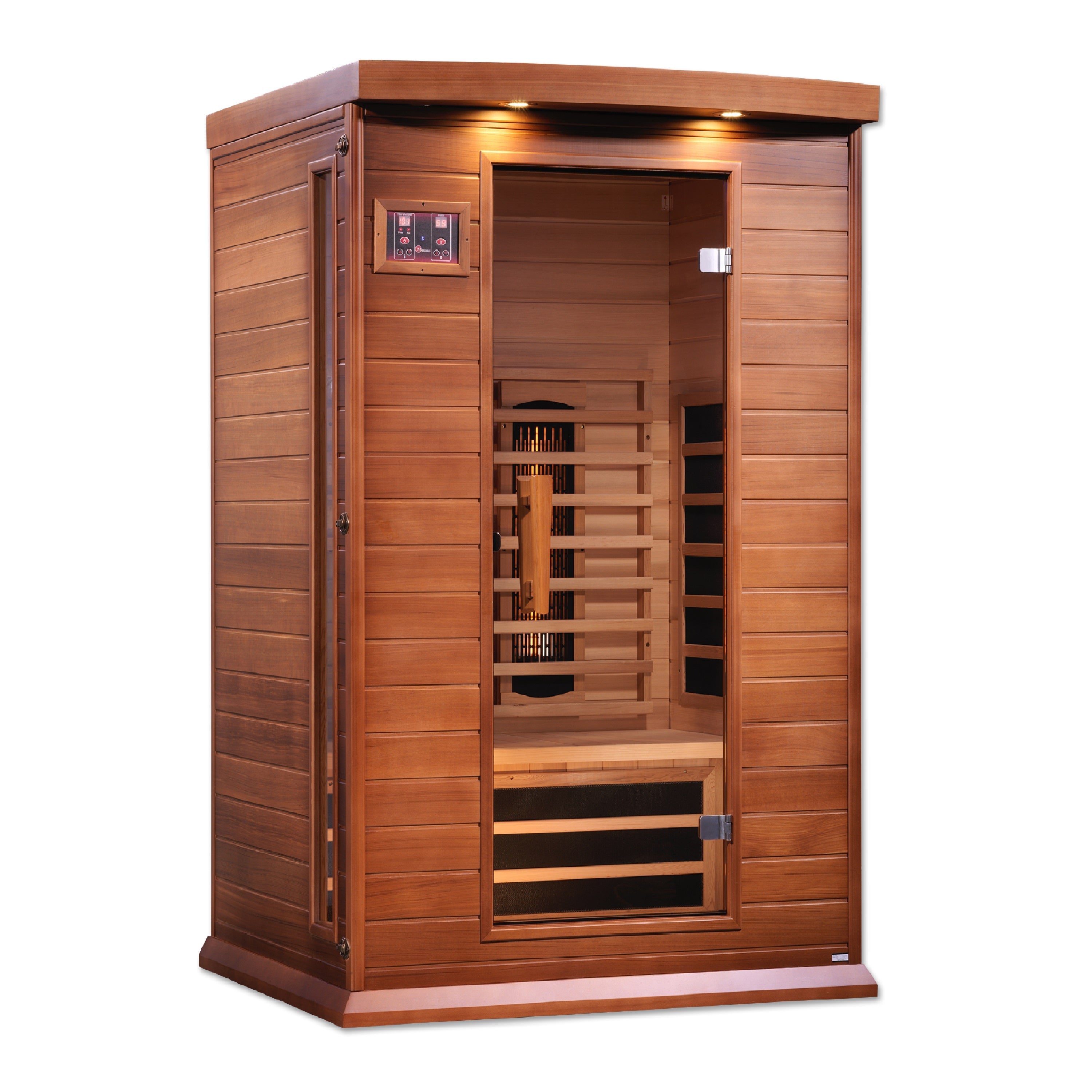 MX-M206-01-FS CED Maxxus 2-Person Full Spectrum Infrared Sauna - Canadian Red Cedar - Superior Health & Fitness Solutions