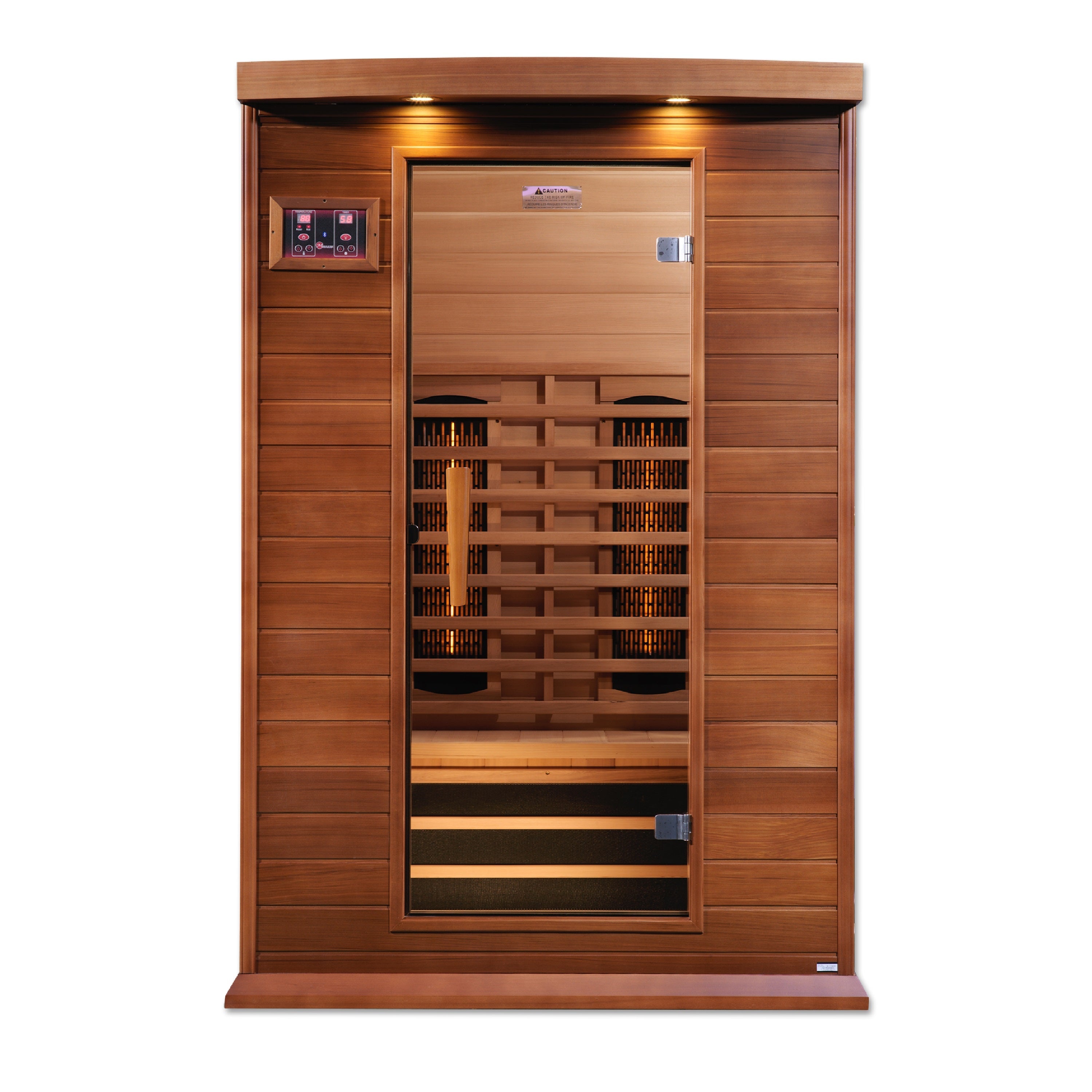 MX-M206-01-FS CED Maxxus 2-Person Full Spectrum Infrared Sauna - Canadian Red Cedar - Superior Health & Fitness Solutions