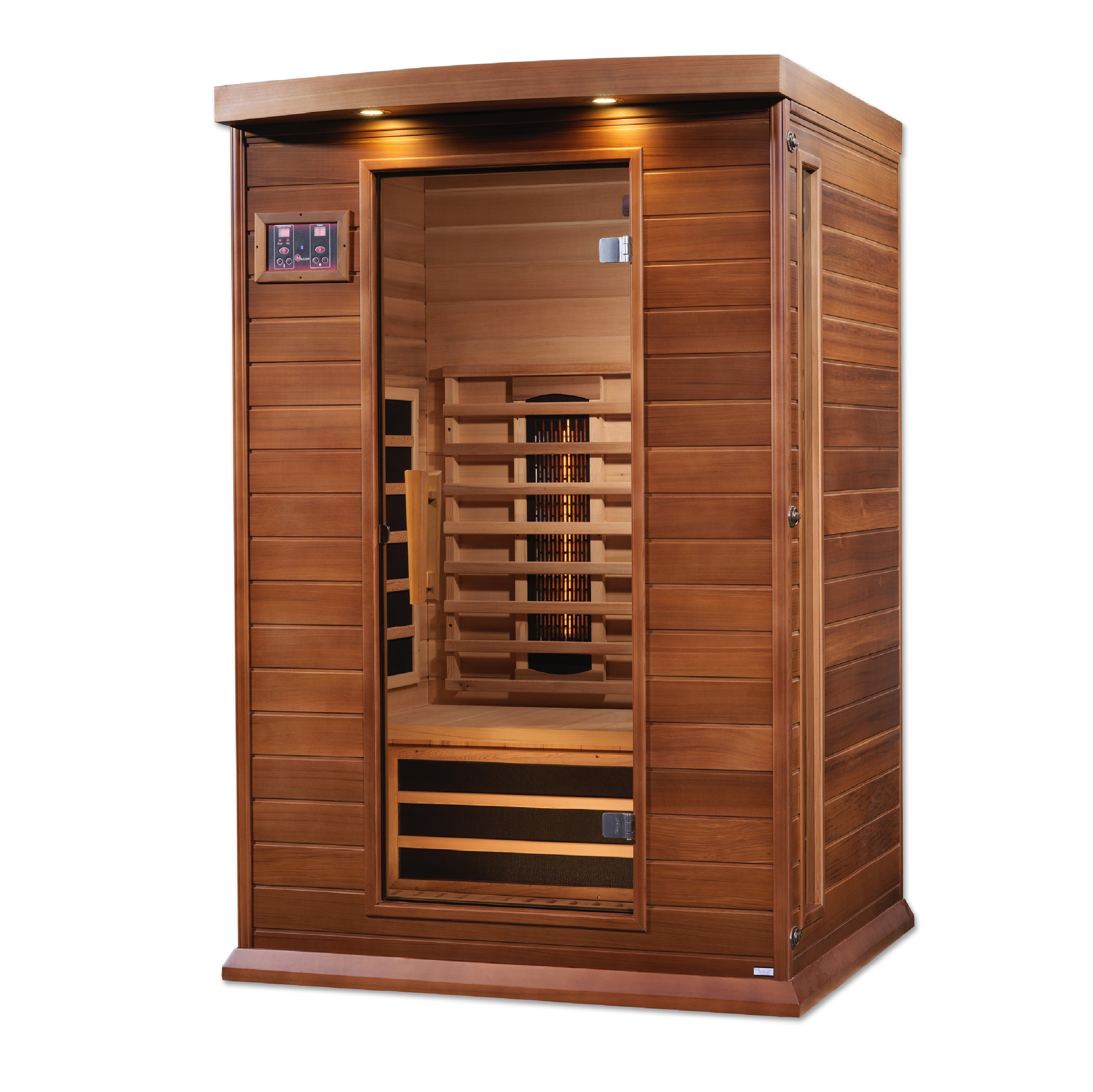 MX-M206-01-FS CED Maxxus 2-Person Full Spectrum Infrared Sauna - Canadian Red Cedar - Superior Health & Fitness Solutions